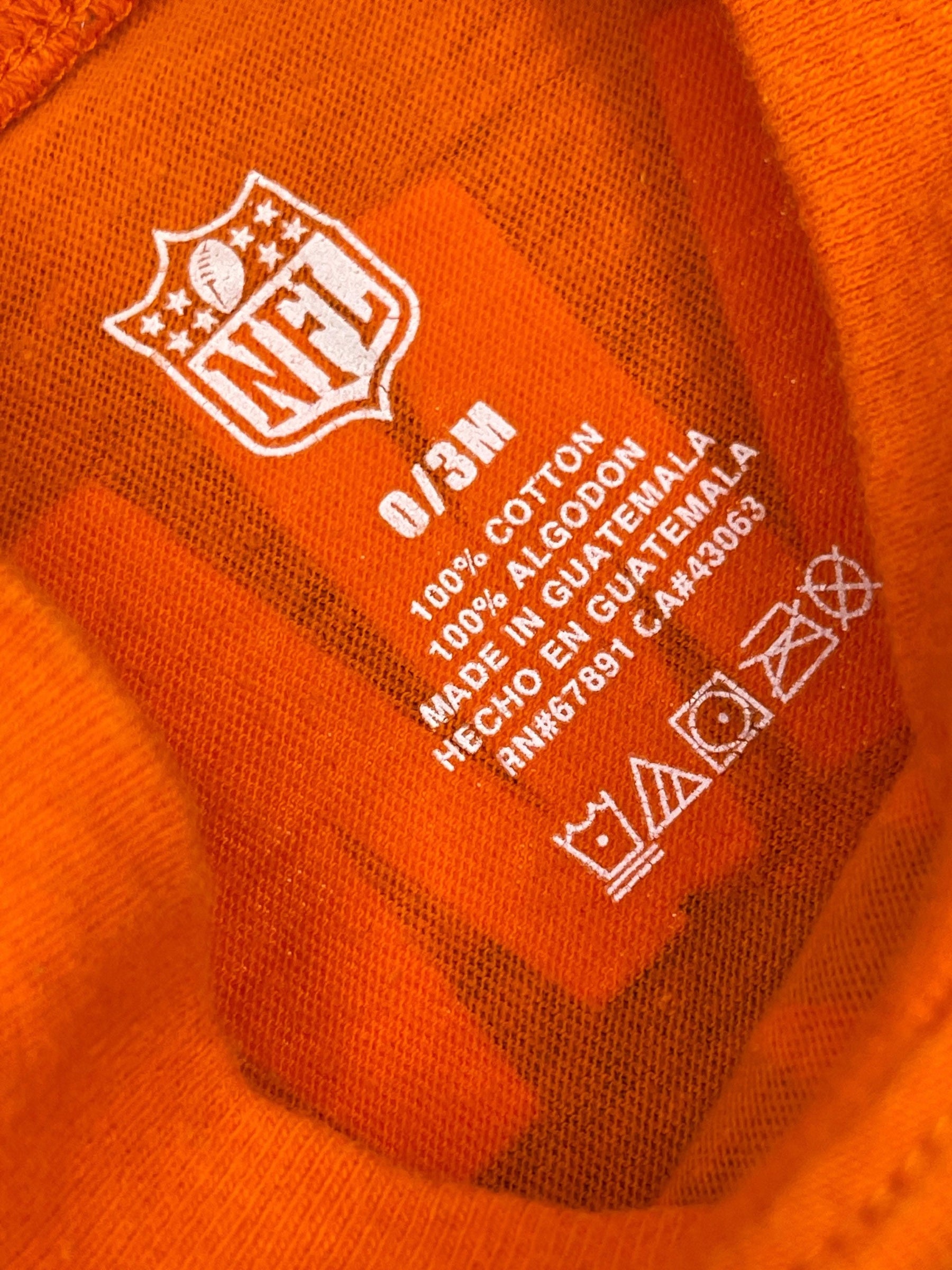 NFL Denver Broncos 'Manning 18' Orange T-shirt 0-3 months