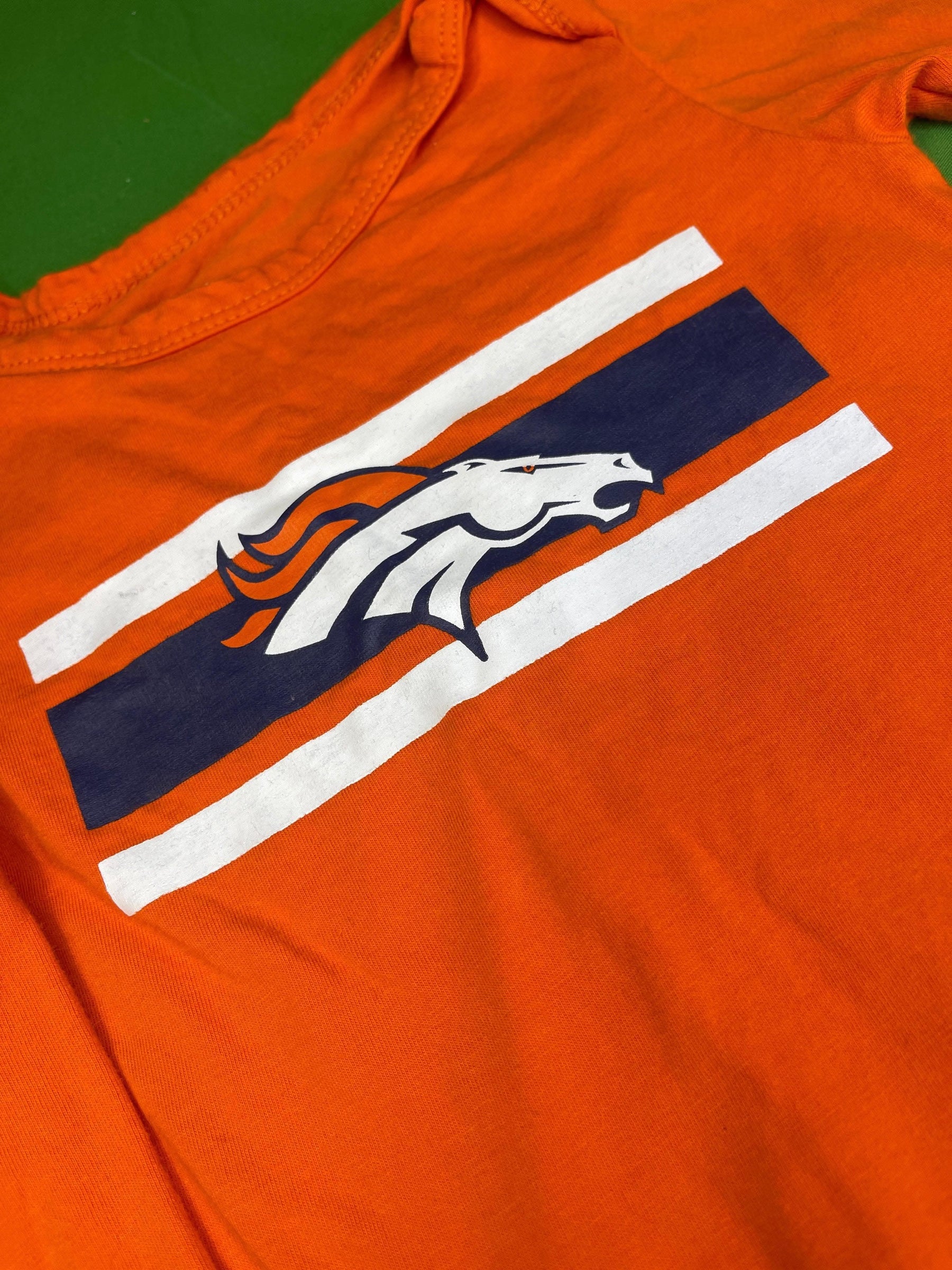 NFL Denver Broncos Orange Long-Sleeve Bodysuit 3-6 months