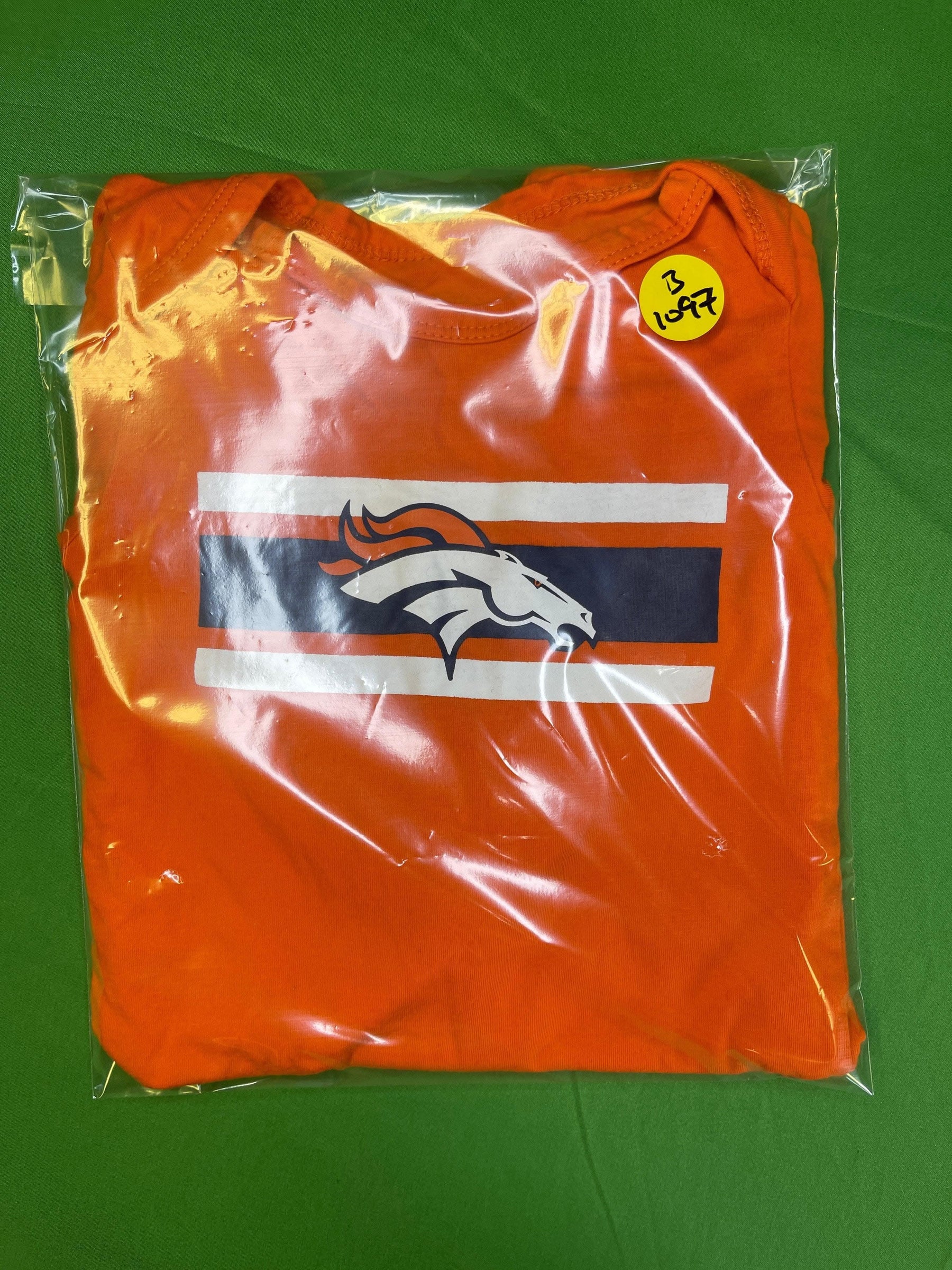 NFL Denver Broncos Orange Long-Sleeve Bodysuit 3-6 months