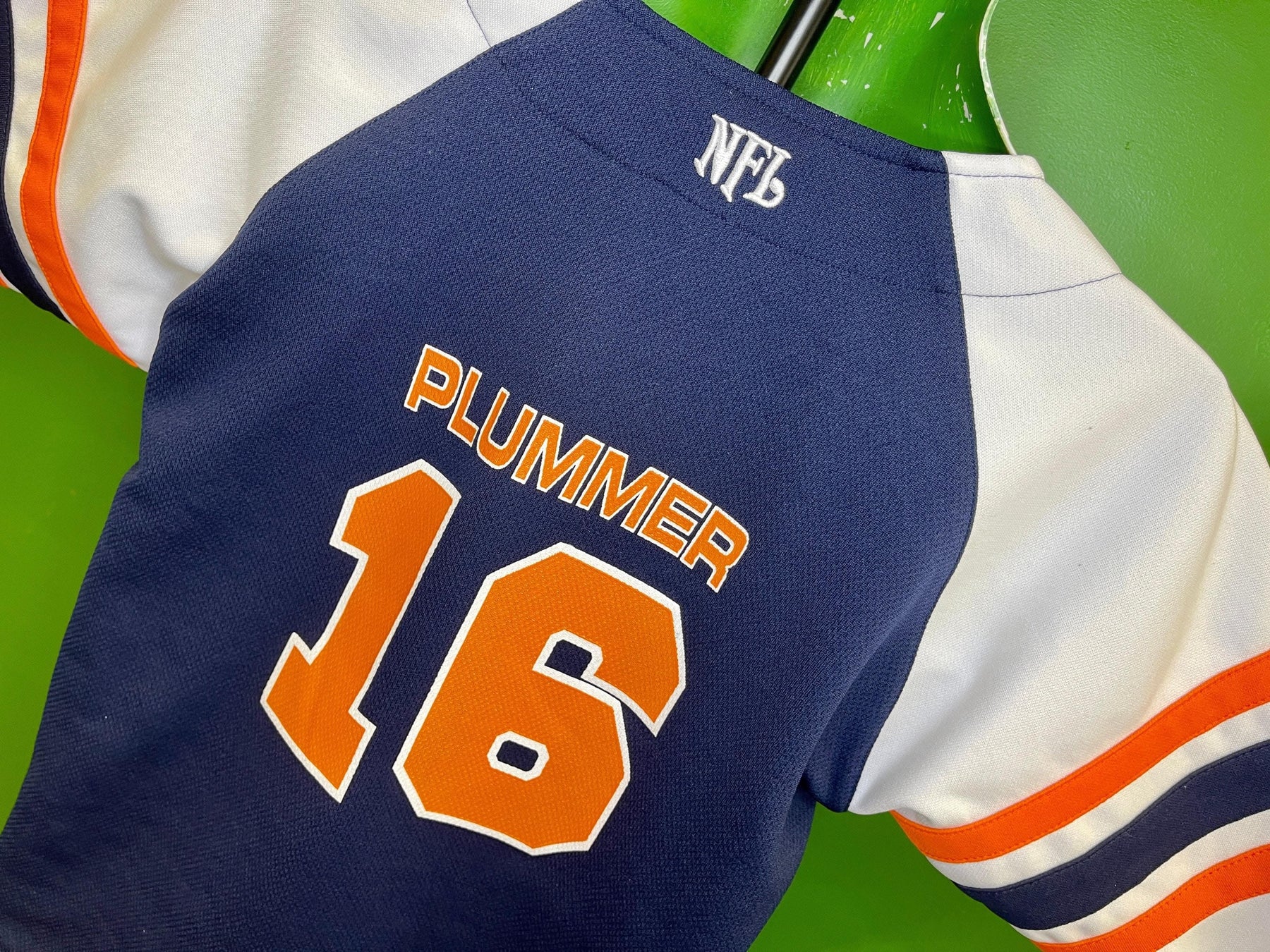 NFL Denver Broncos Jake Plummer Baseball Jersey Shirt Youth Medium 10-12