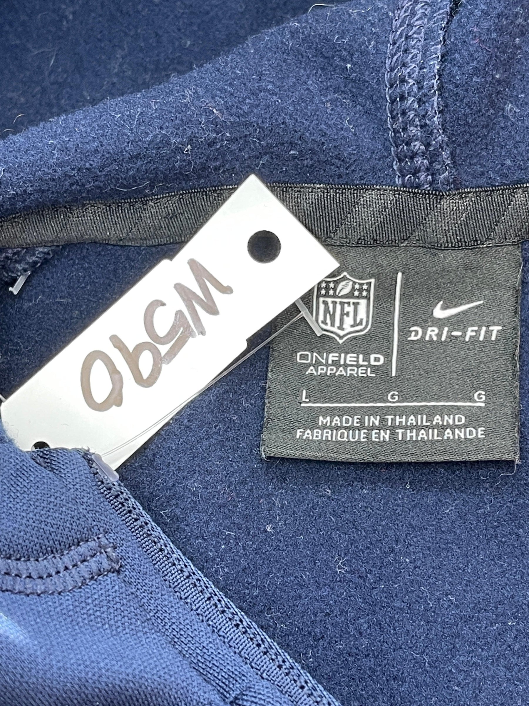 NFL New England Patriots Full Zip Hoodie Youth Large 14-16