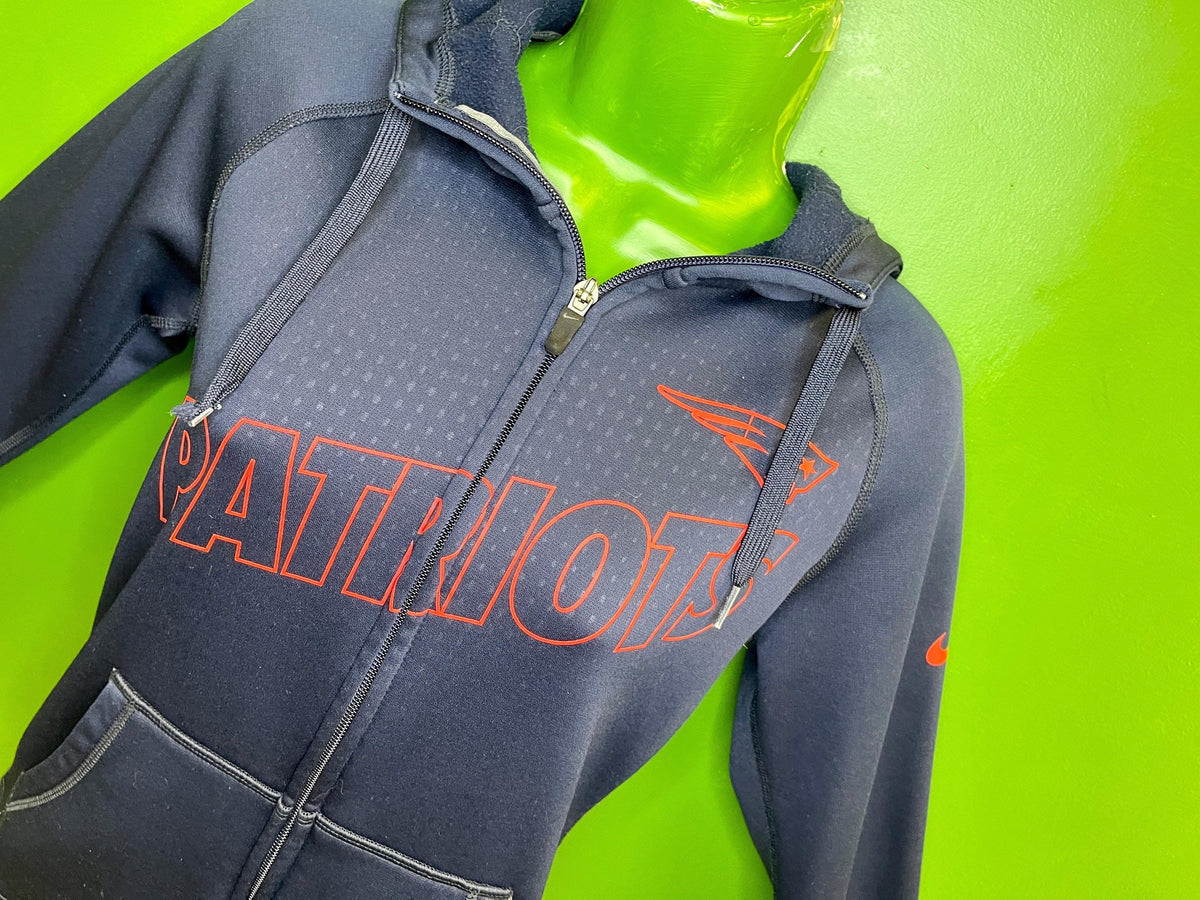 NFL New England Patriots Full Zip Hoodie Women's X-Small