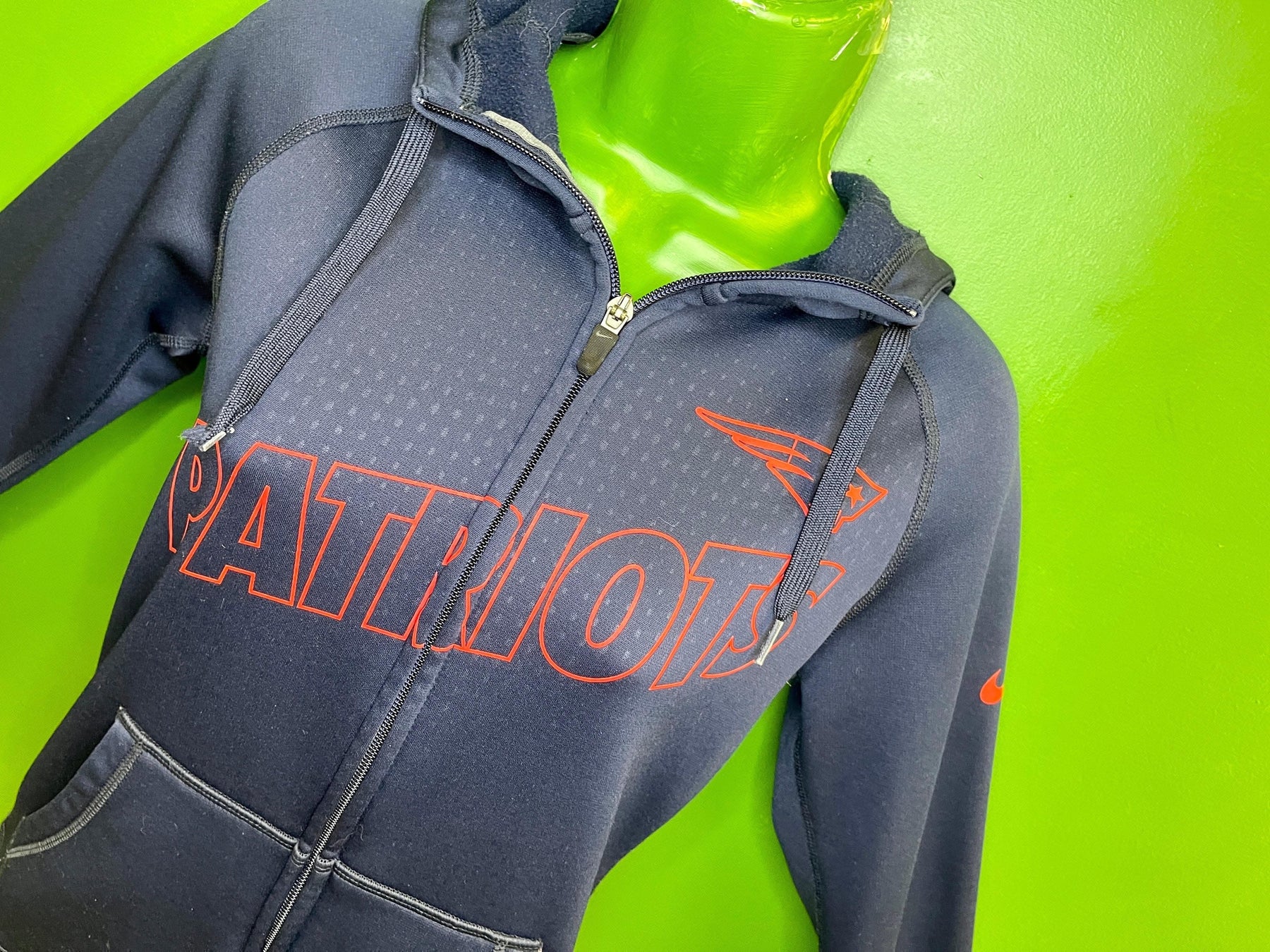 NFL New England Patriots Full Zip Hoodie Women's X-Small