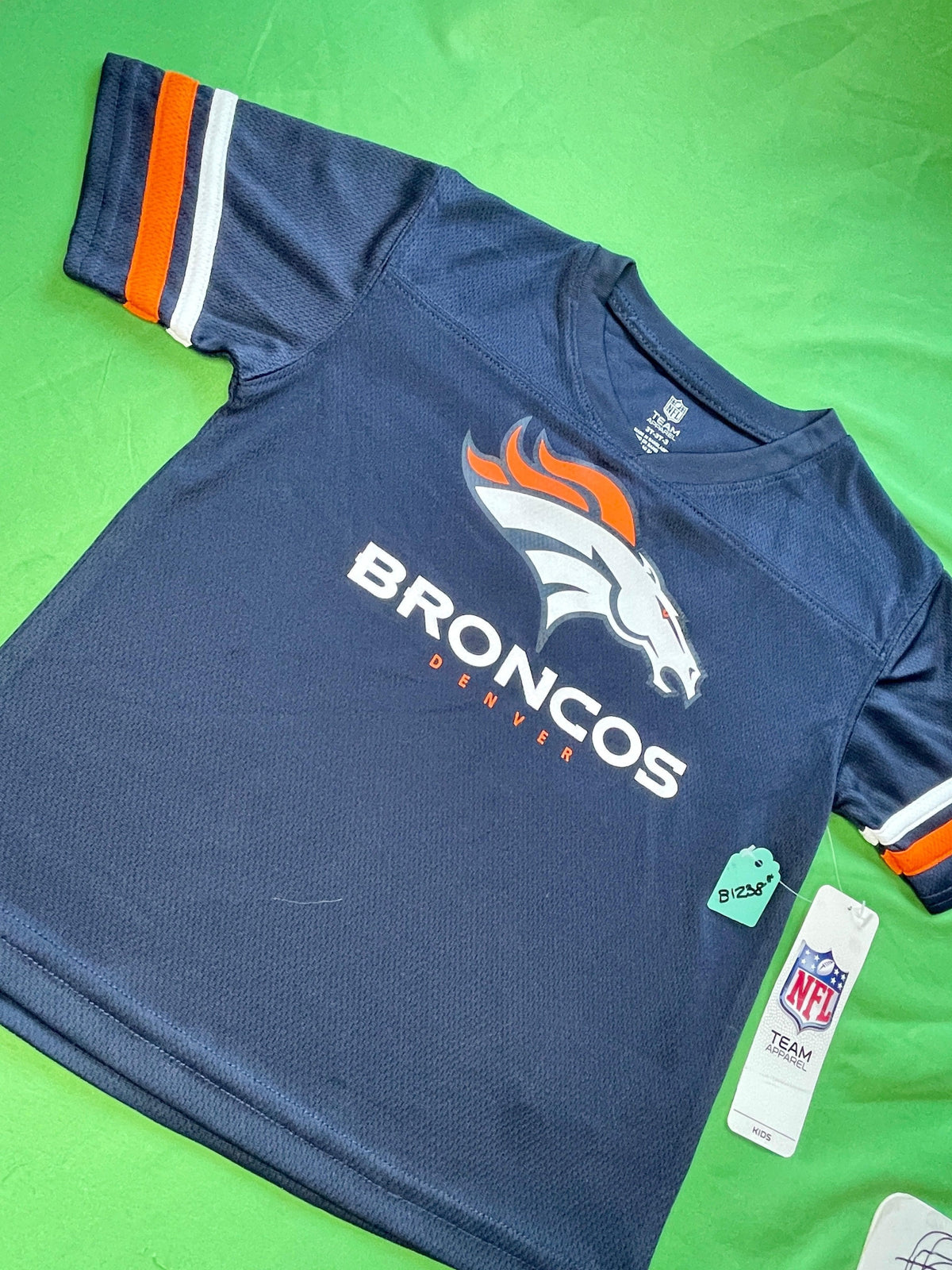 NFL Denver Broncos Jersey-Style Top Toddler 3T NWT