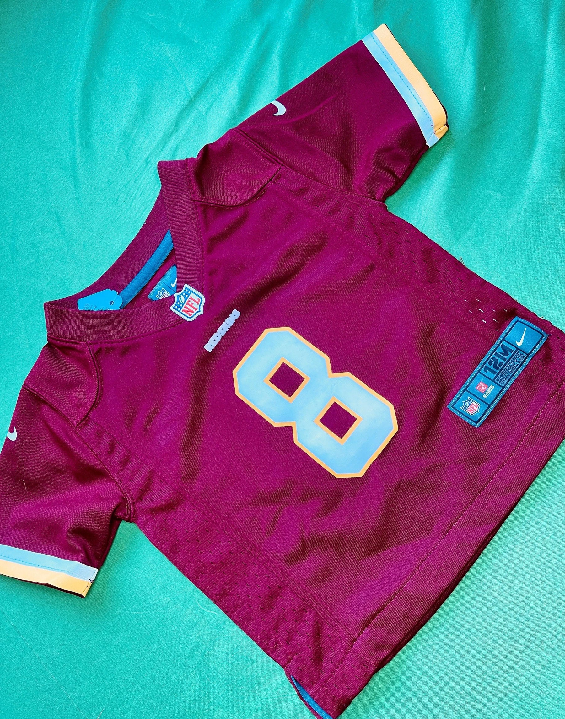 NFL Washington Commanders (Redskins) Cousins #8 Game Jersey 12 months