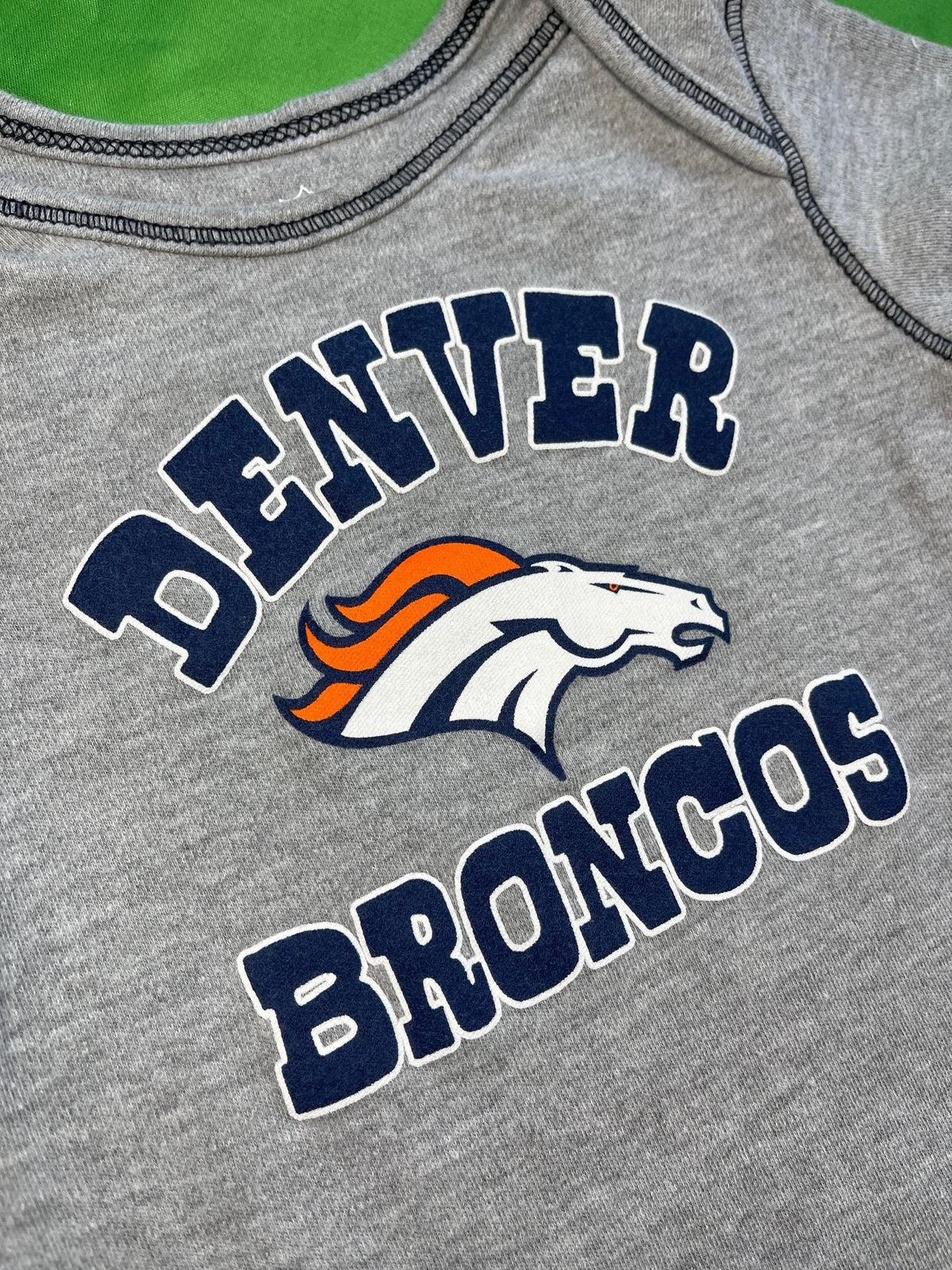 NFL Denver Broncos Grey Bodysuit 12 months