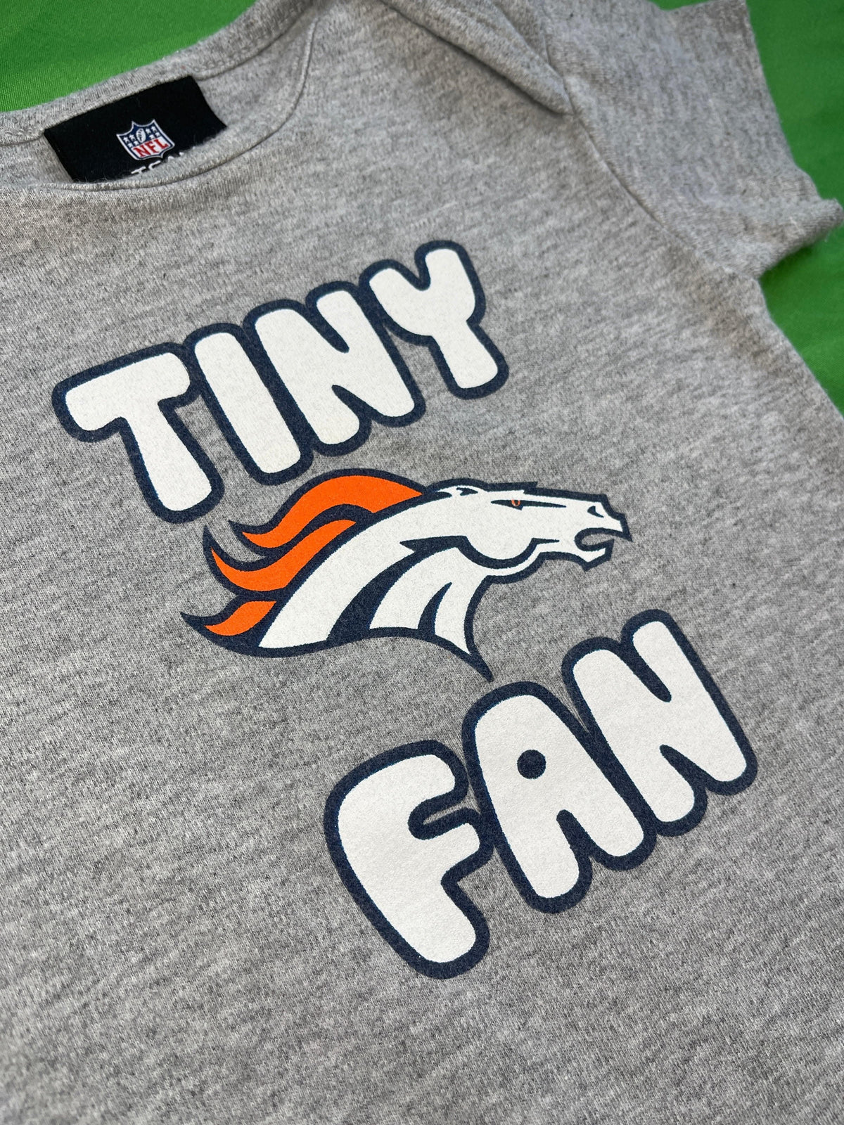 NFL Denver Broncos Grey Bodysuit 12 months