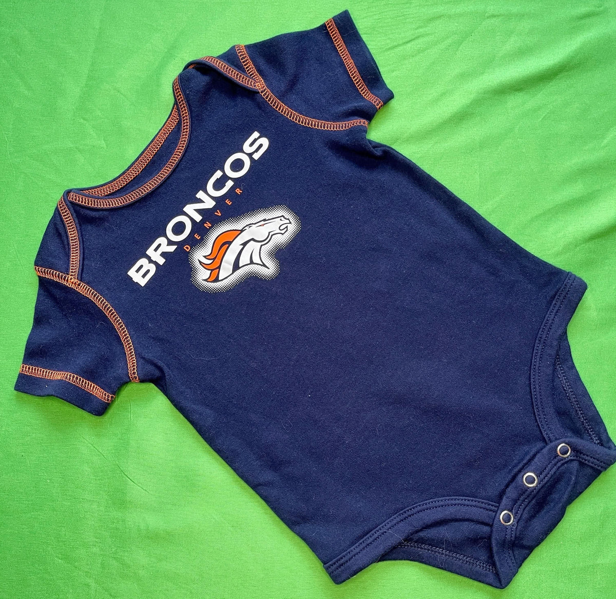 NFL Denver Broncos Dark Blue Bodysuit 12 months