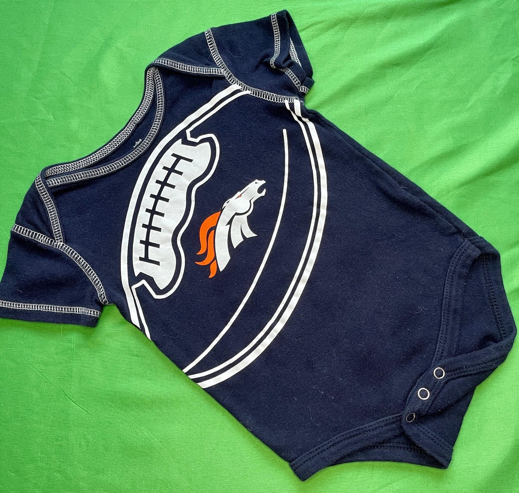 NFL Denver Broncos Dark Blue Bodysuit 12 months