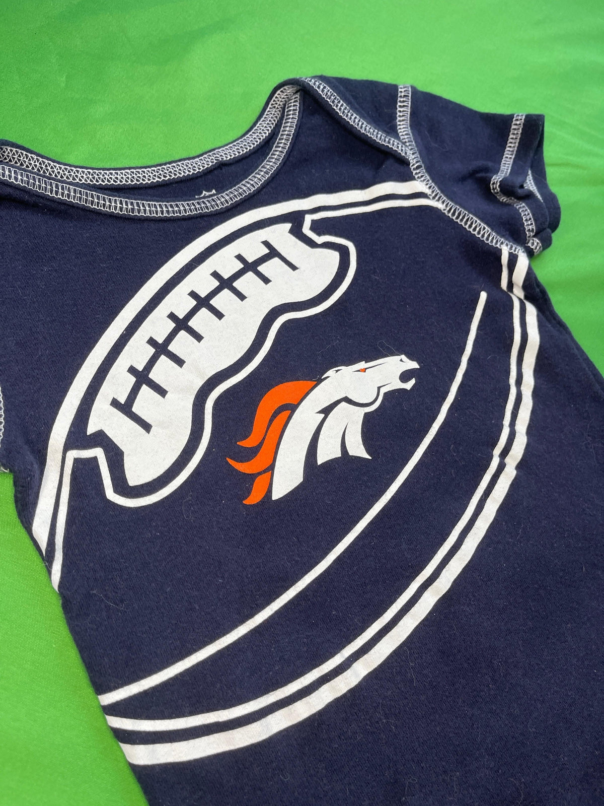 NFL Denver Broncos Dark Blue Bodysuit 12 months