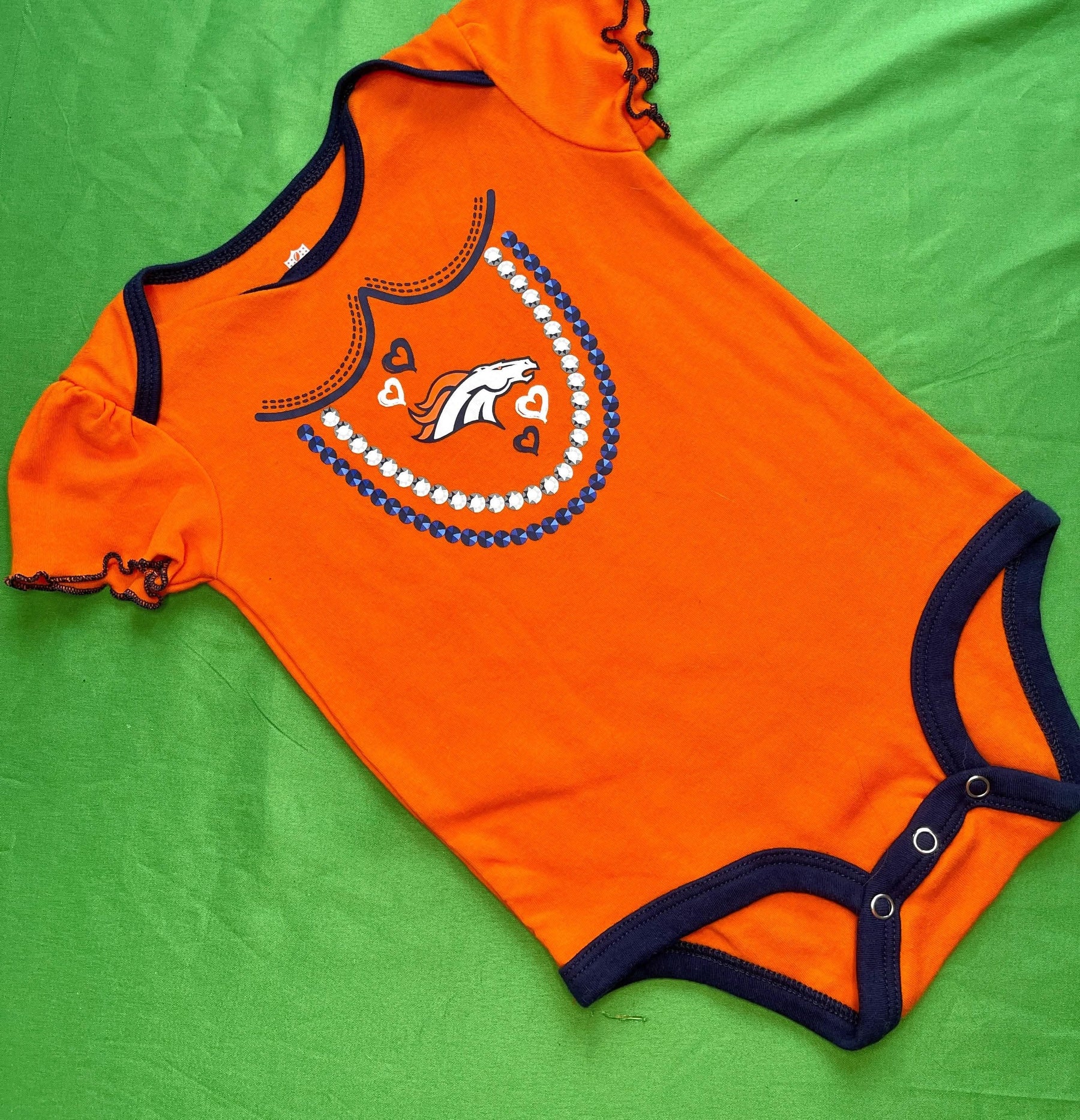 NFL Denver Broncos Orange Bodysuit 12 months