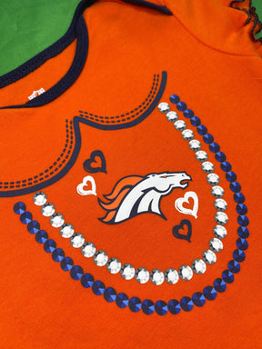 NFL Denver Broncos Orange Bodysuit 12 months