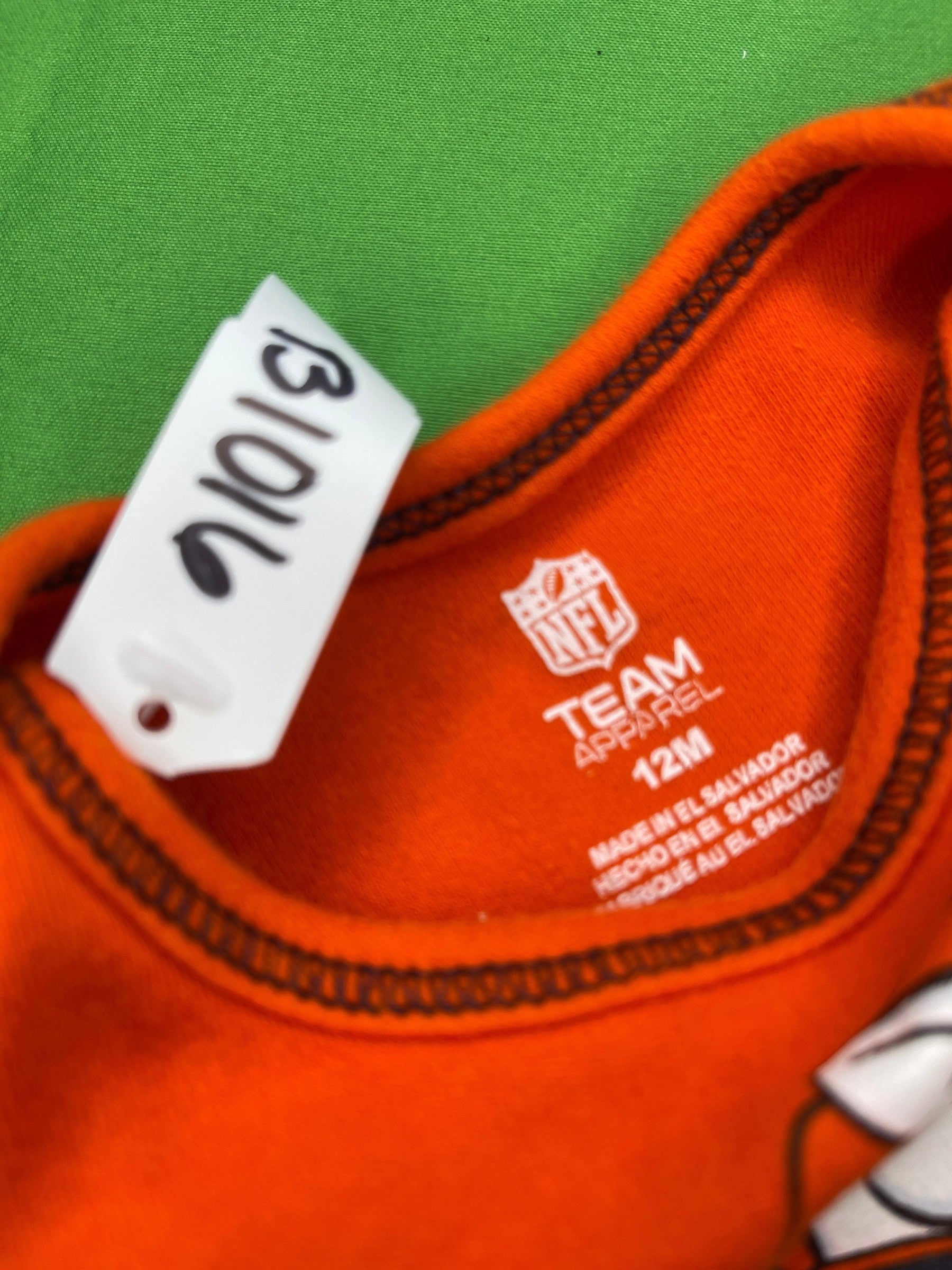 NFL Denver Broncos Bodysuit Orange 12 months