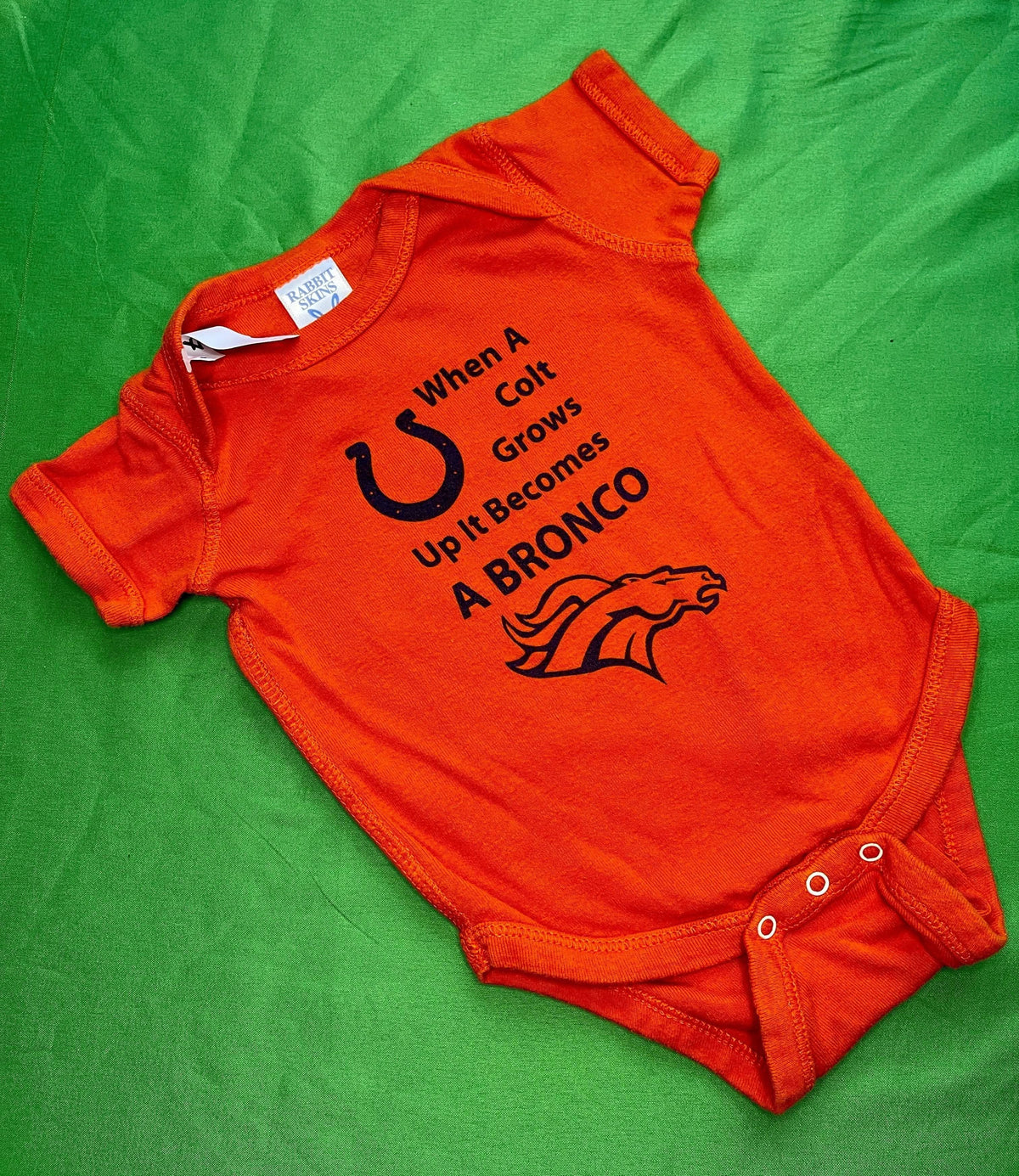 NFL Denver Broncos "When a Colt Grows Up" Bodysuit 6 months