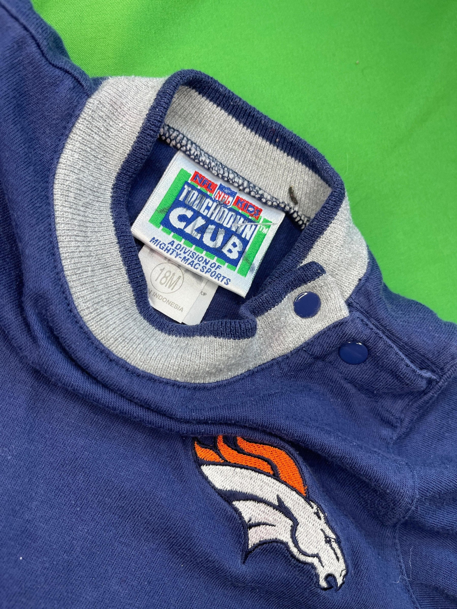 NFL Denver Broncos Dark Blue Bodysuit 18 months