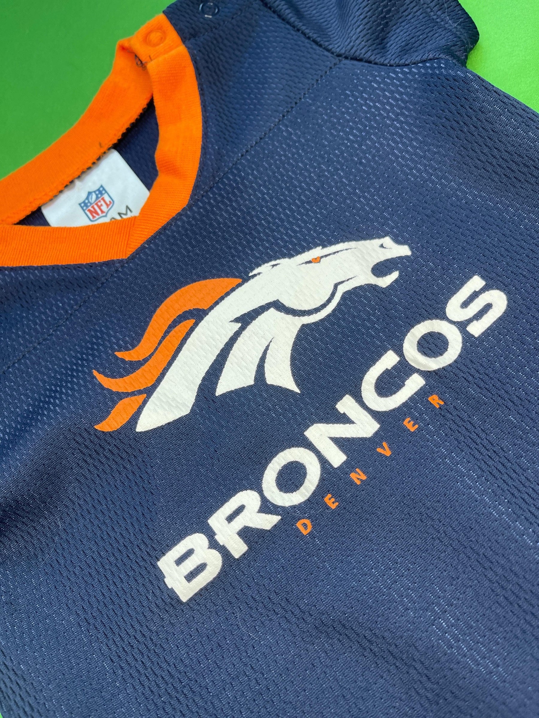NFL Denver Broncos Jersey-Style Bodysuit 3-6 months