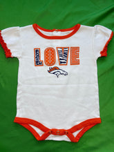 NFL Denver Broncos White Bodysuit 3-6 months
