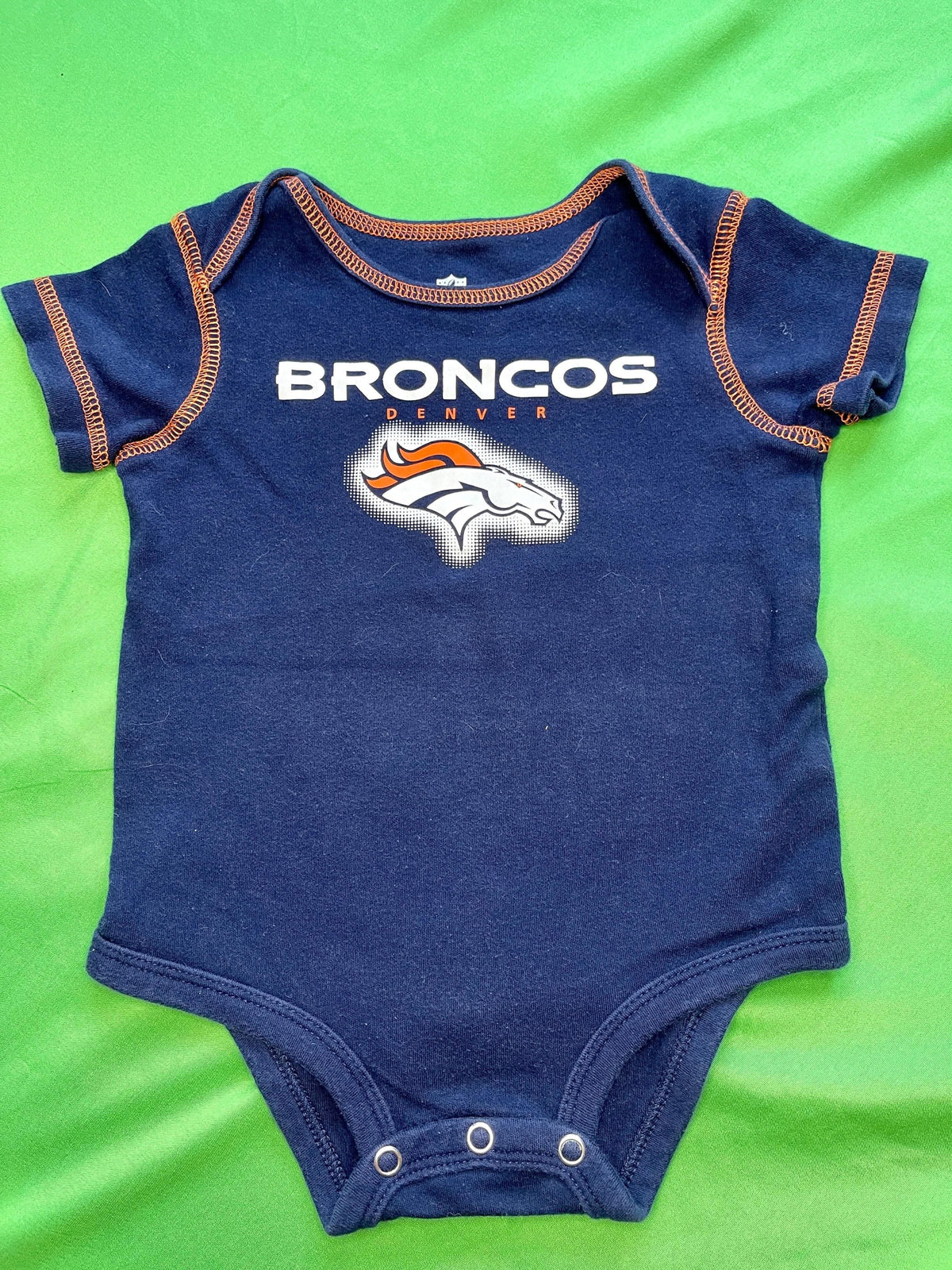 NFL Denver Broncos Dark Blue Bodysuit 3-6 months