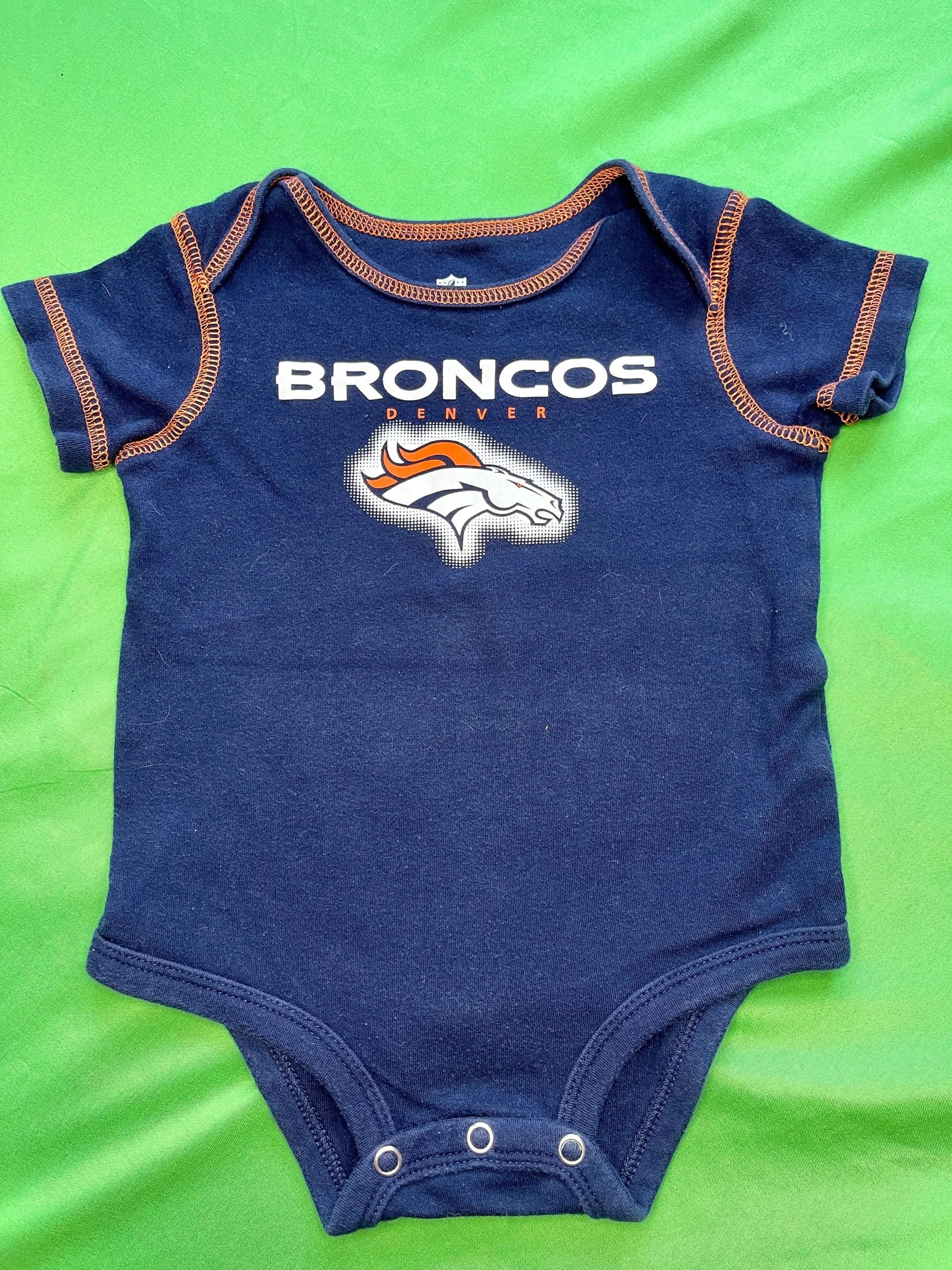 NFL Denver Broncos Dark Blue Bodysuit 3-6 months