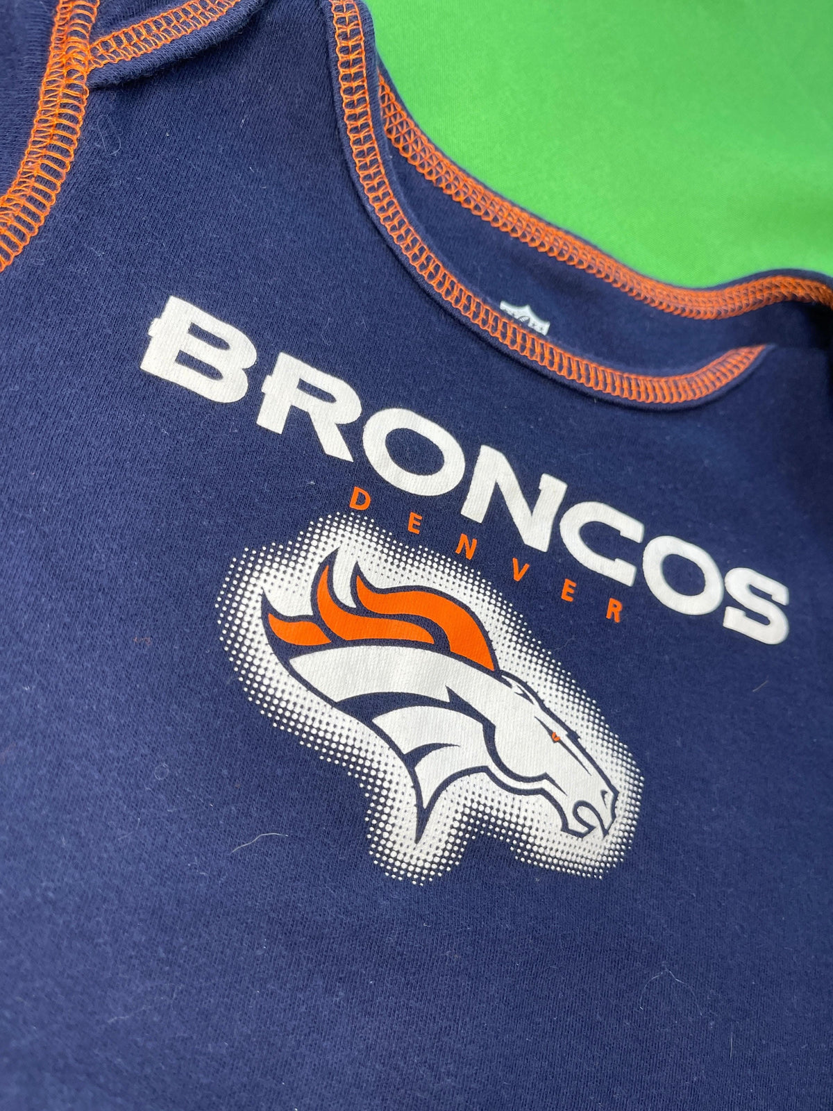 NFL Denver Broncos Dark Blue Bodysuit 3-6 months