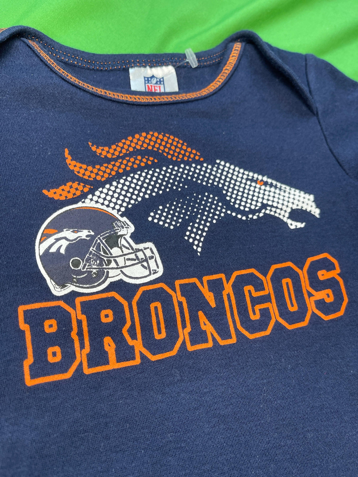 NFL Denver Broncos Dark Blue Bodysuit 3-6 months