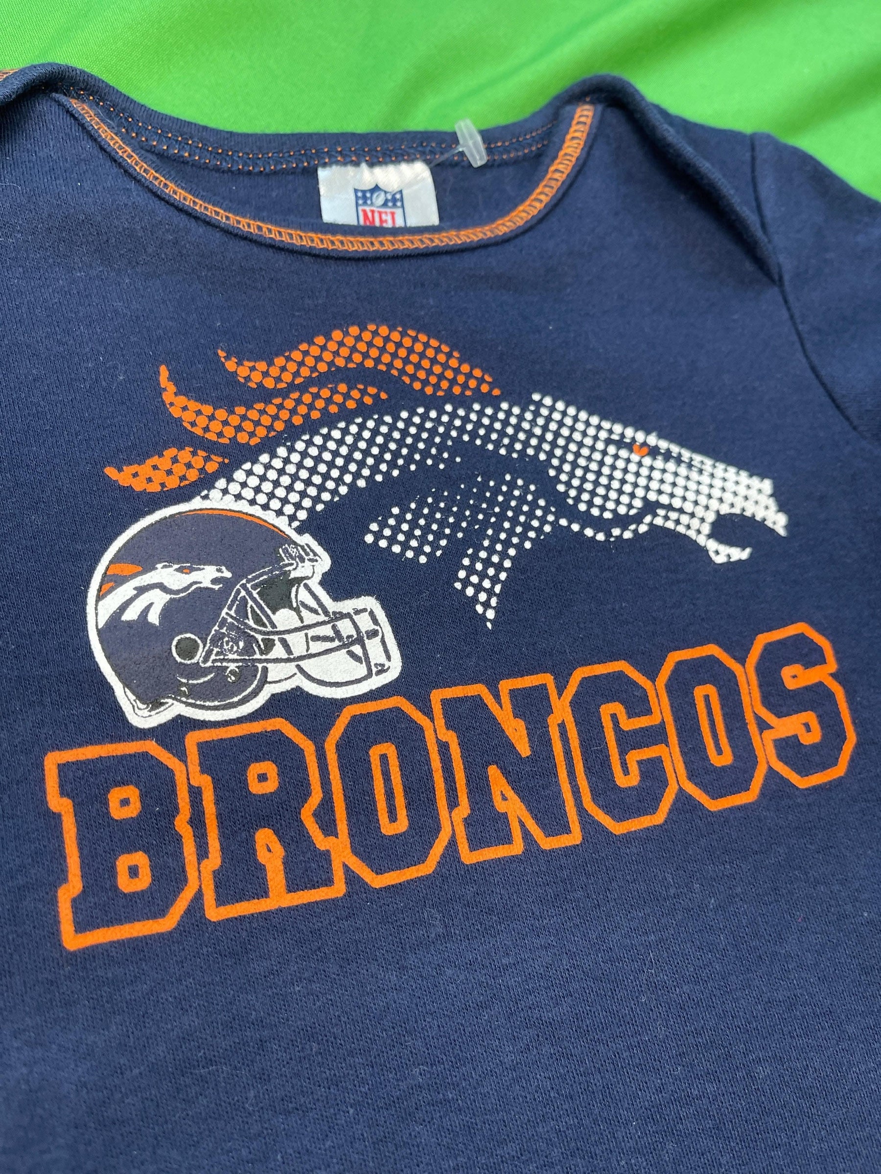 NFL Denver Broncos Dark Blue Bodysuit 3-6 months