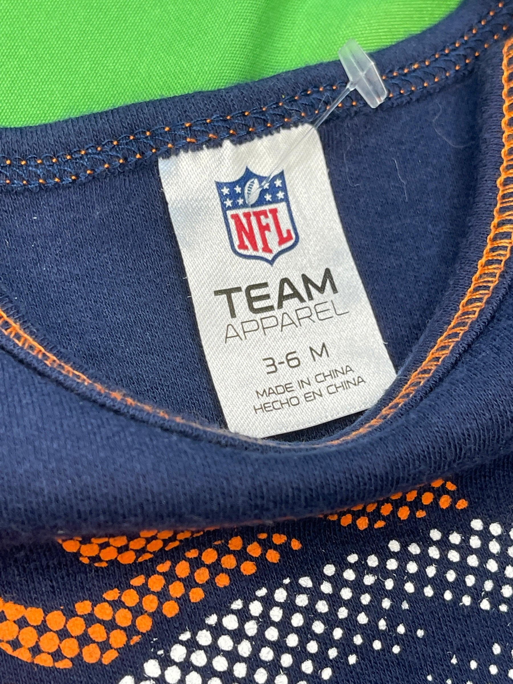 NFL Denver Broncos Dark Blue Bodysuit 3-6 months