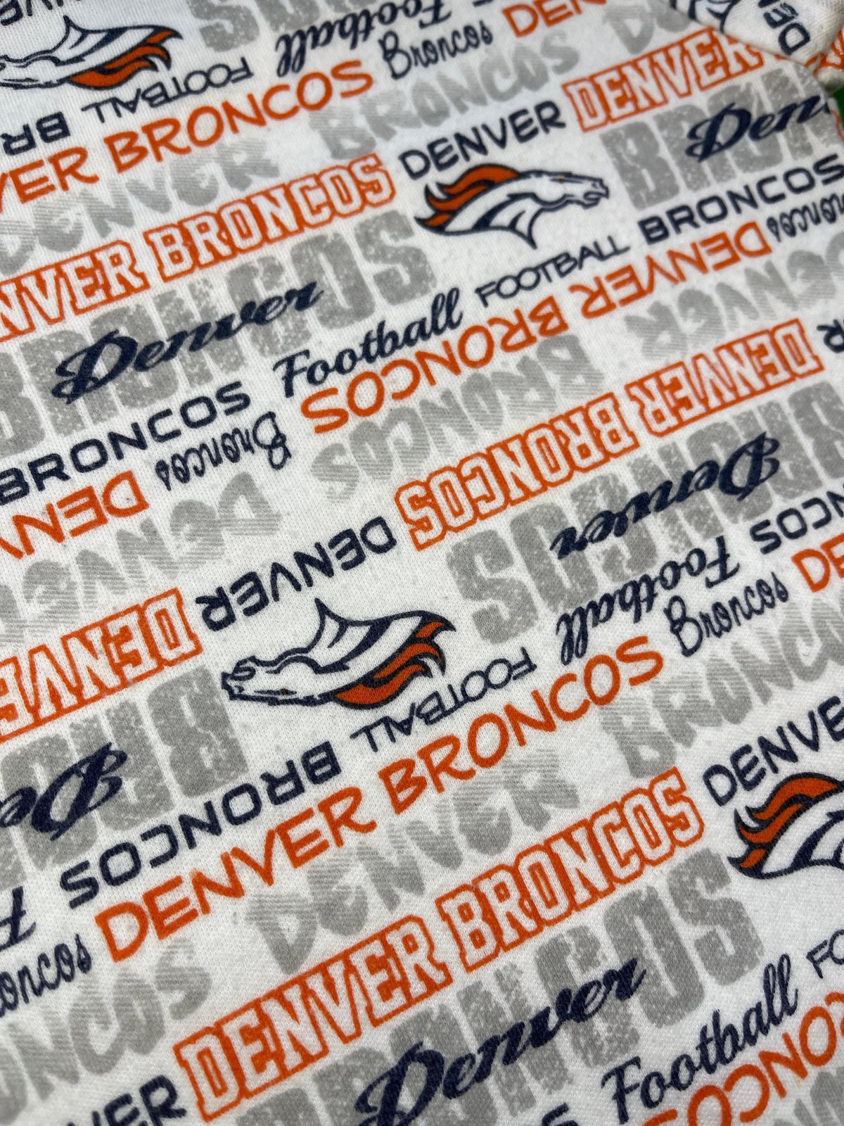 NFL Denver Broncos White Bodysuit 3-6 months