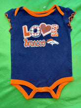NFL Denver Broncos Dark Blue Bodysuit 3-6 months