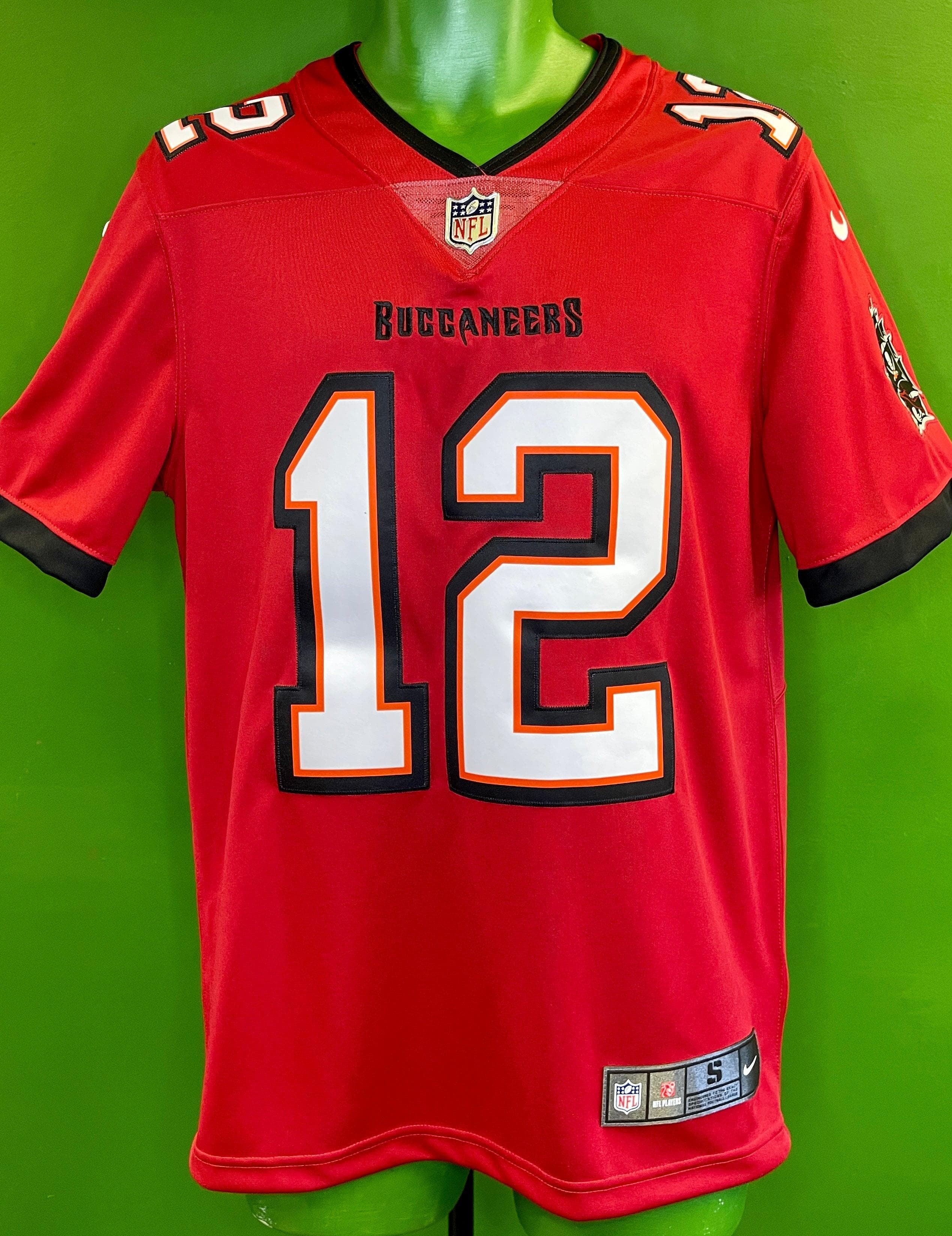 Red Nike NFL Tampa Bay Buccaneers Brady #12 Shirt