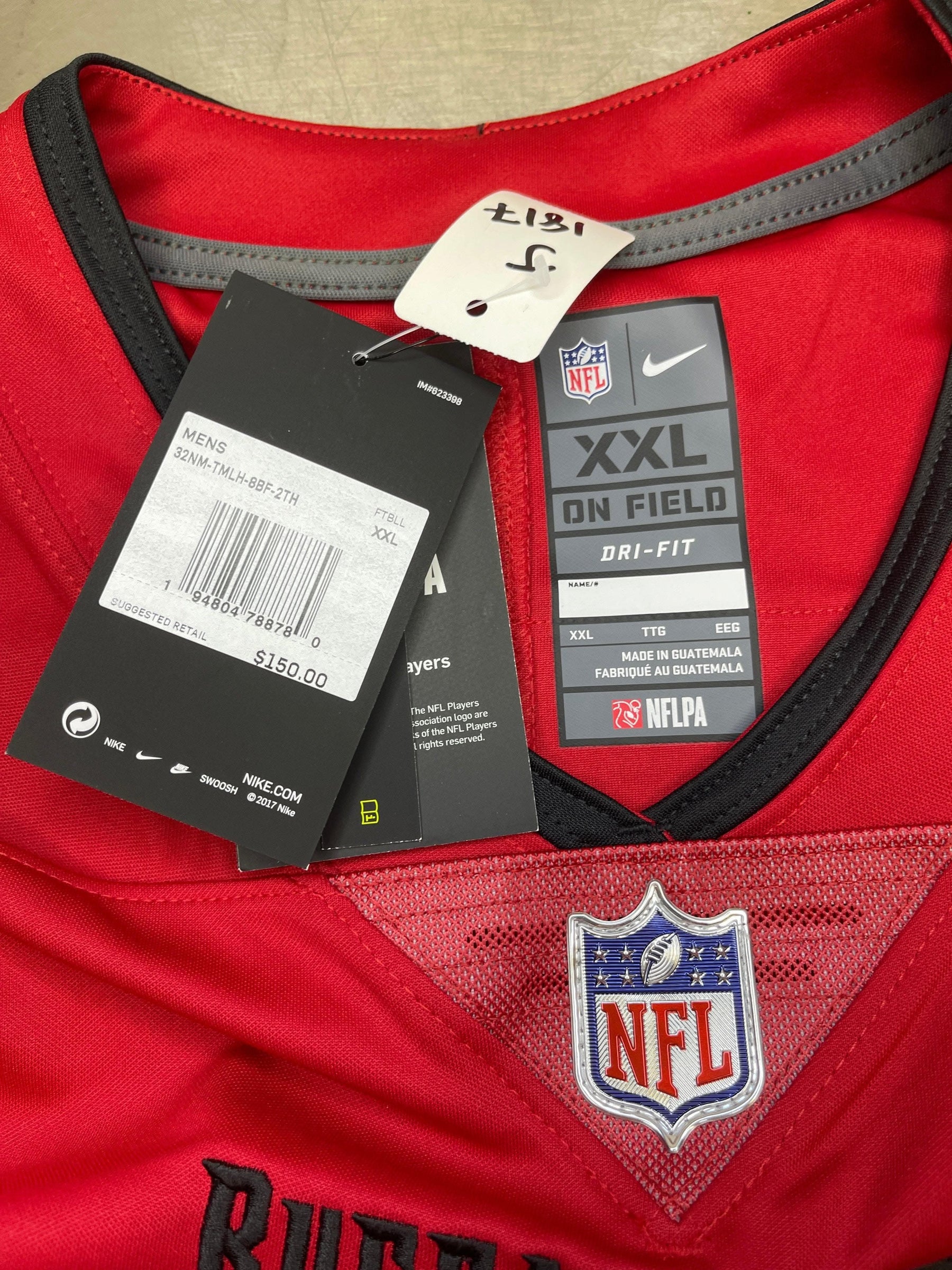 NFL Tampa Bay Buccaneers Tom Brady #12 Limited Stitched Jersey Men's 2X-Large NWT
