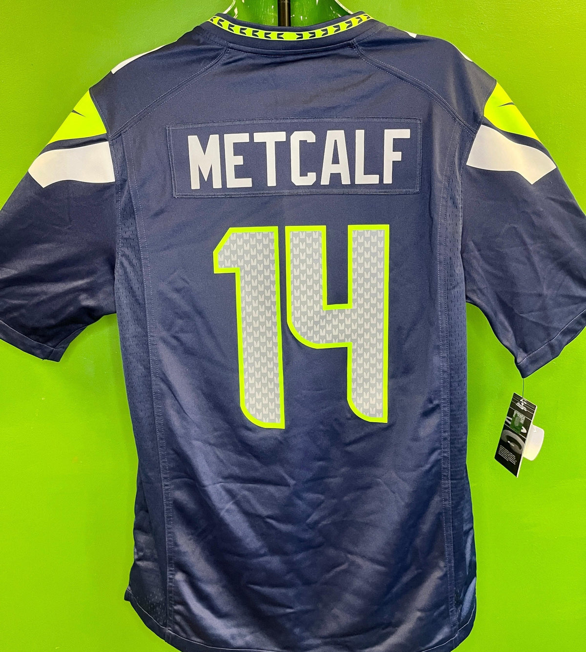 NFL Seattle Seahawks DK Metcalf #14 Game Jersey Men's Large NWT