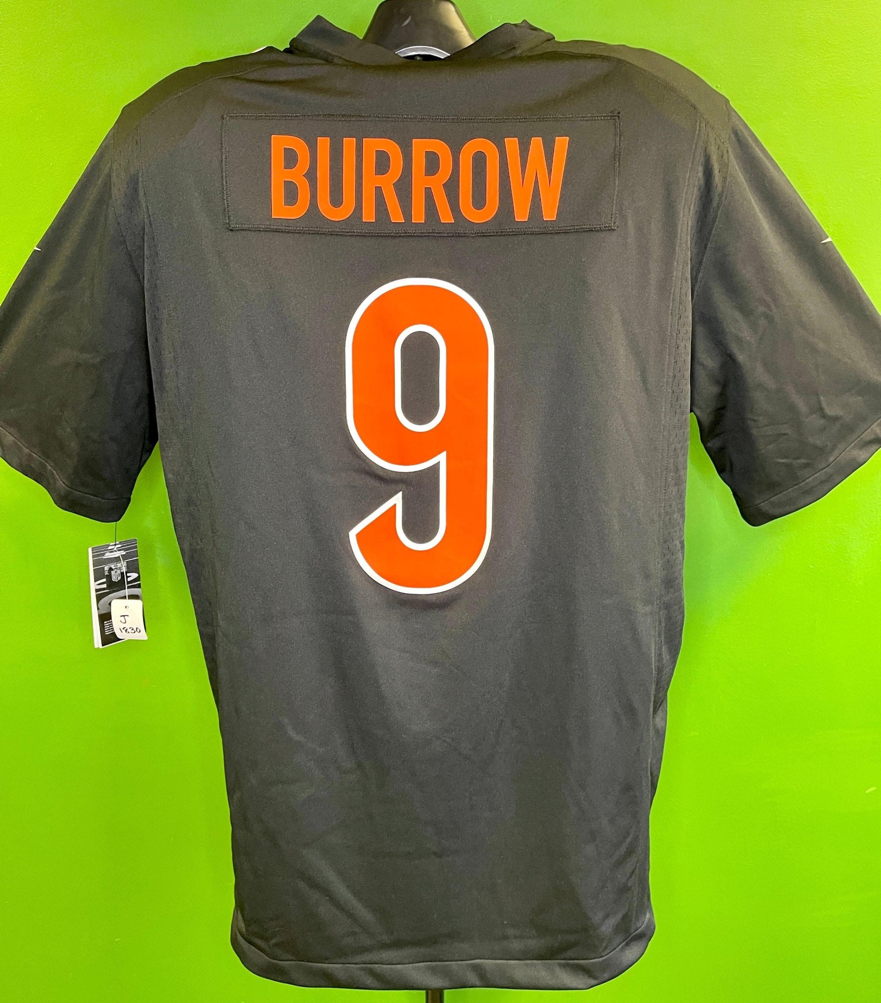 NFL Cincinnati Bengals Joe Burrow #9 Game Jersey SB LVI Men's XL NWT