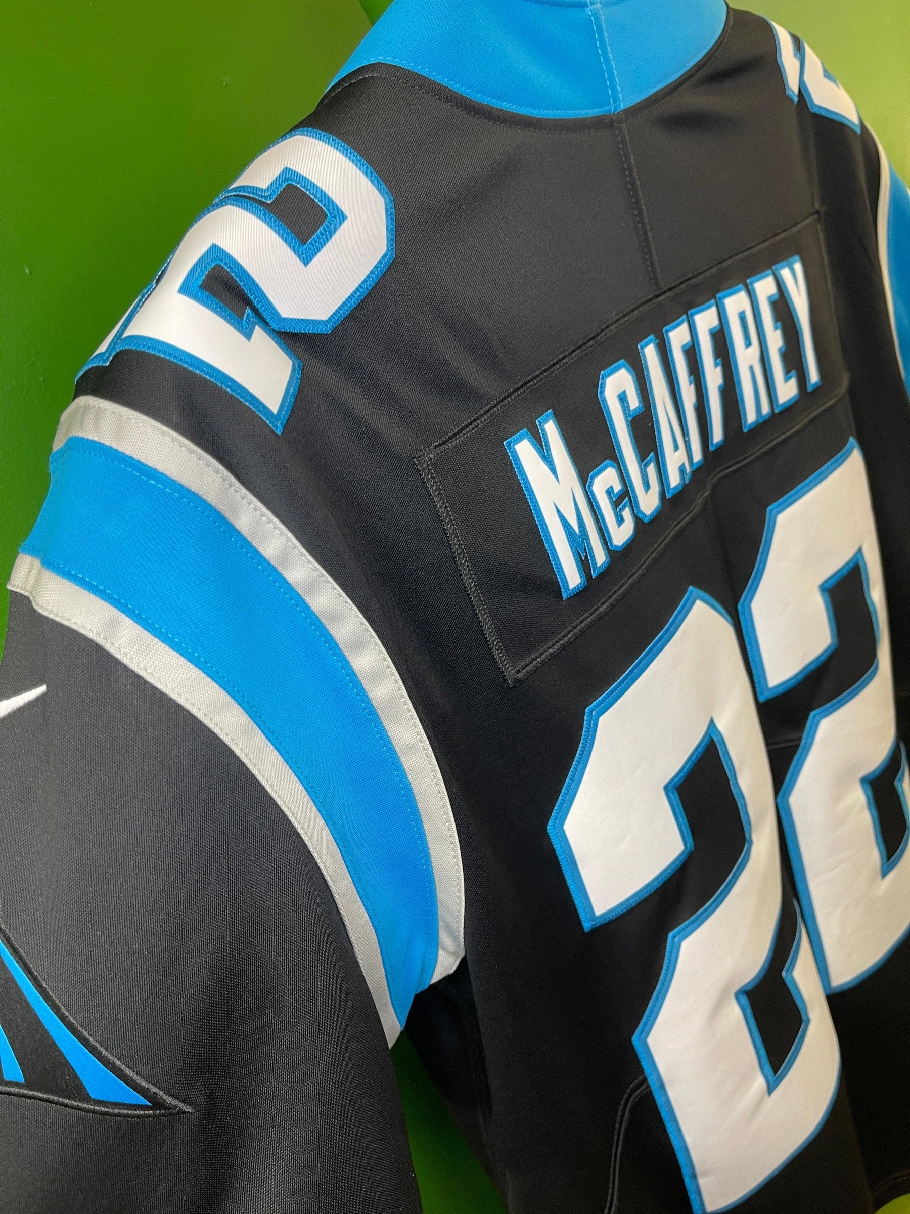 NFL Carolina Panthers Christian McCaffrey #22 Limited Stitched Jersey Men's Large