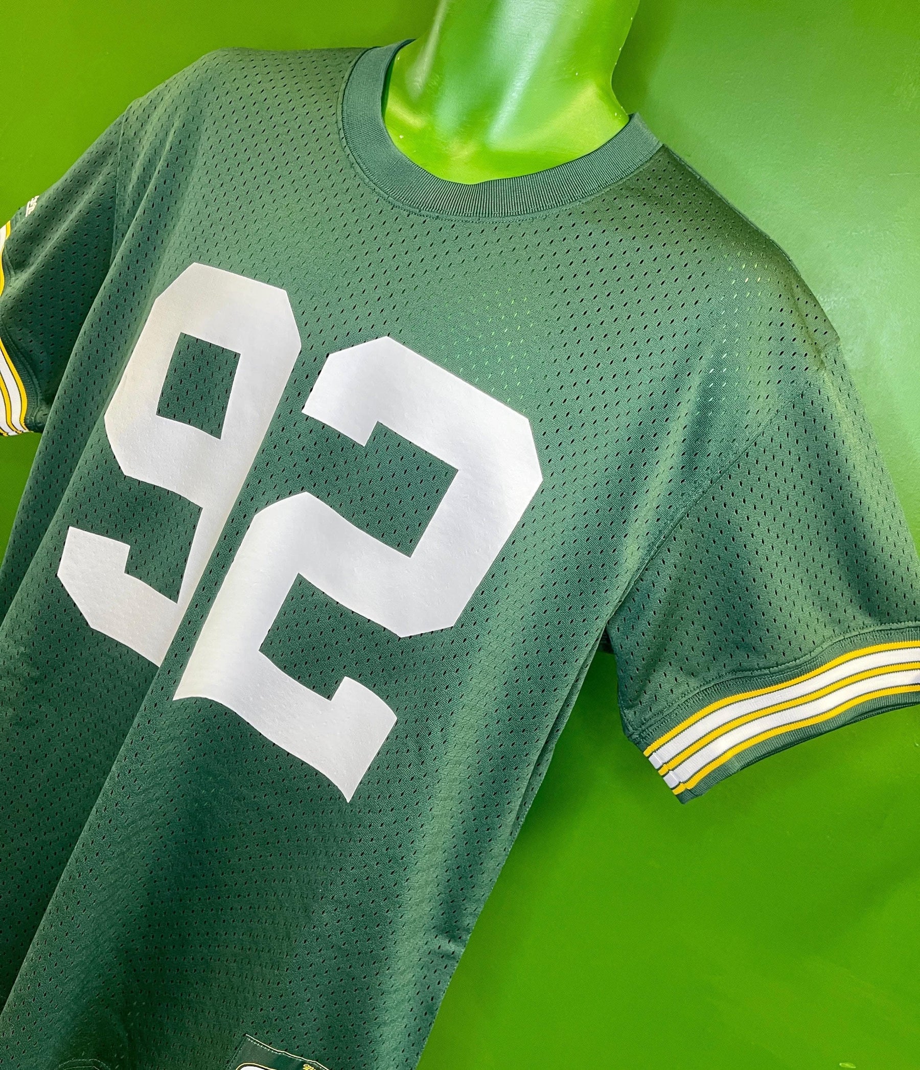 NFL Green Bay Packers Reggie White #92 Mitchell & Ness Jersey Men's Large NWT