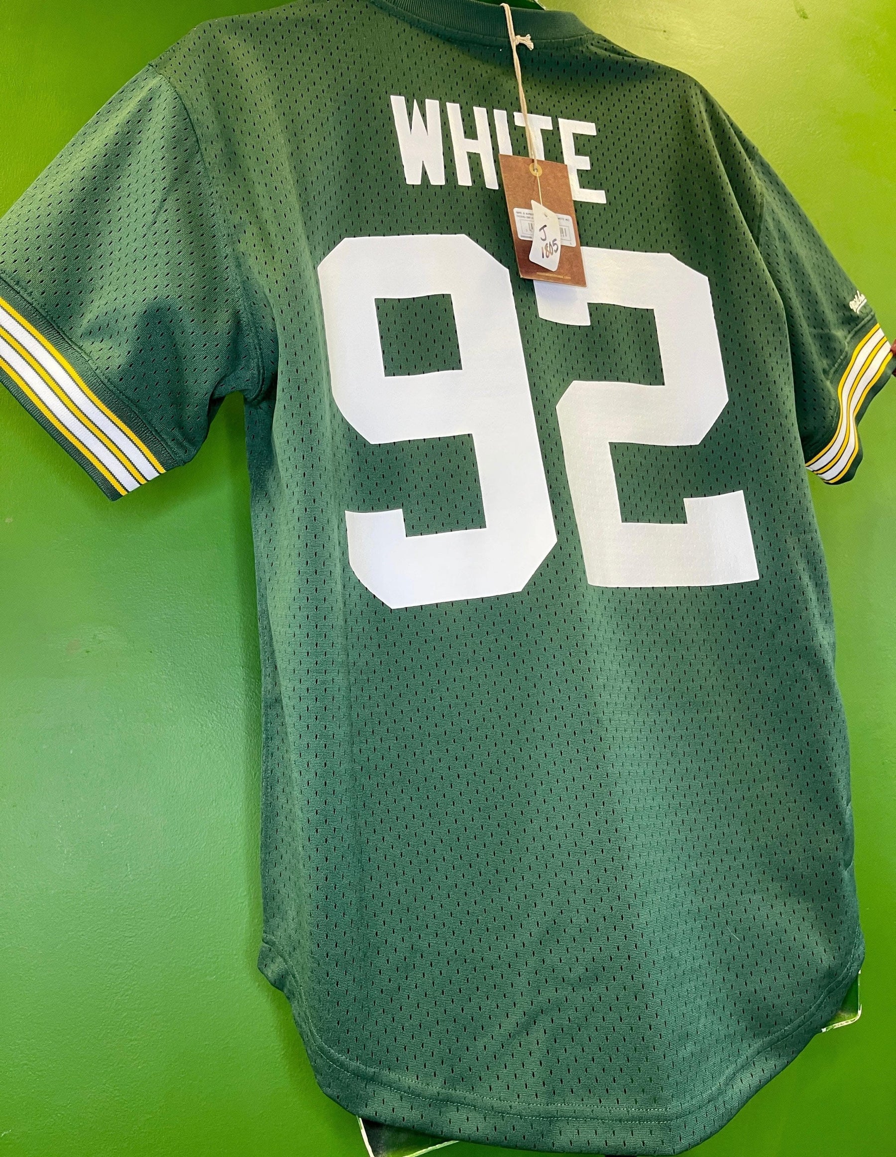 NFL Green Bay Packers Reggie White #92 Mitchell & Ness Jersey Men's Large NWT