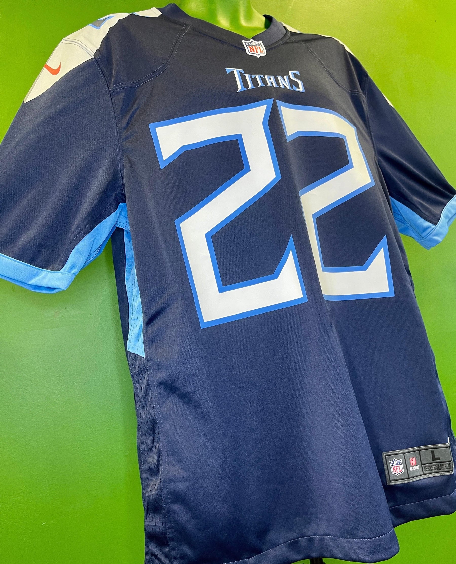 NFL Tennessee Titans Derrick Henry #22 Game Jersey Men's Large NWT