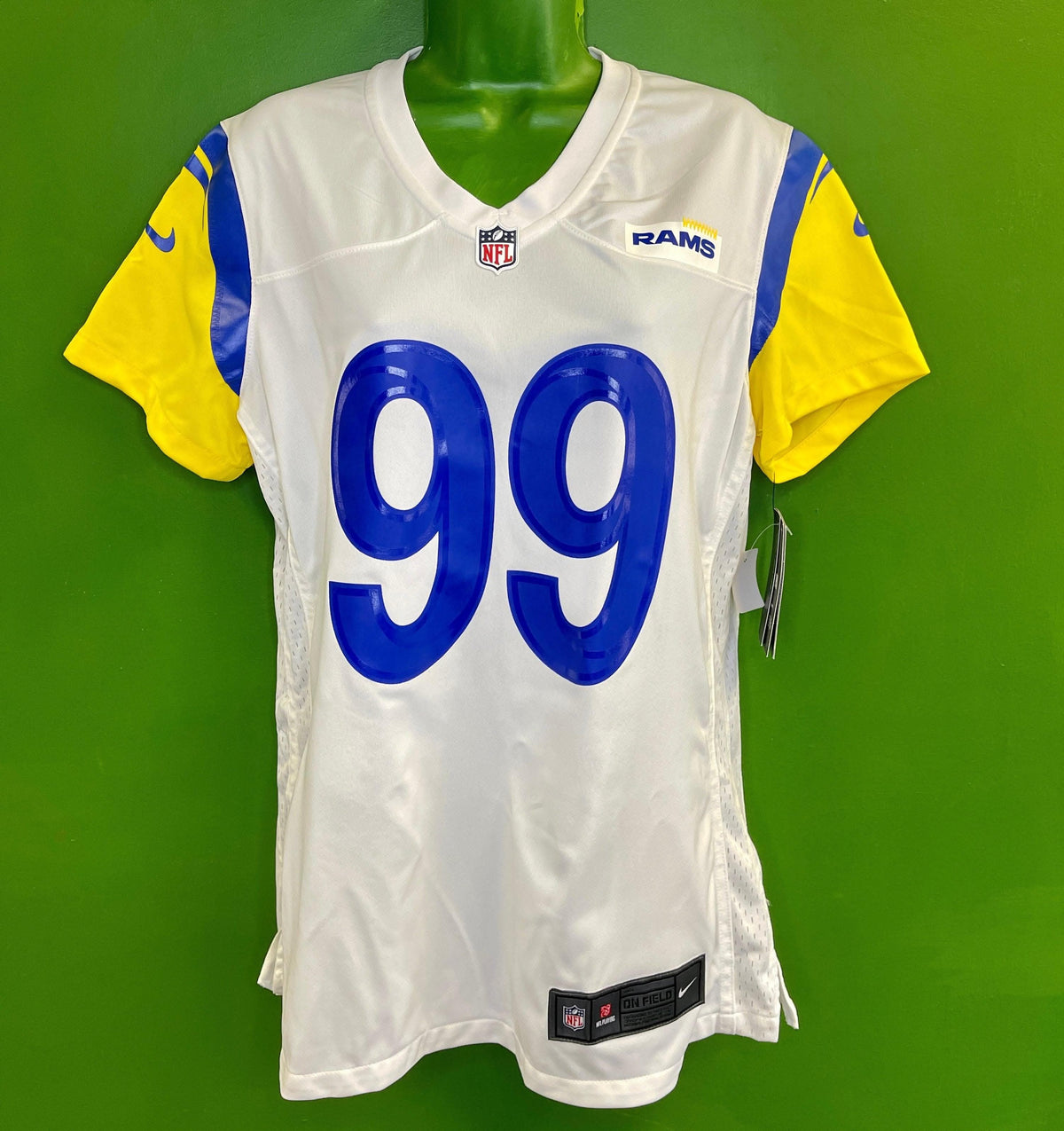 NFL Los Angeles Rams Aaron Donald #99 Game Jersey Women's Large NWT
