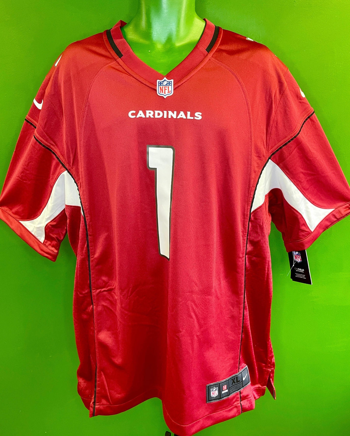 NFL Arizona Cardinals Kyler Murray #1 Game Jersey Men's X-Large NWT
