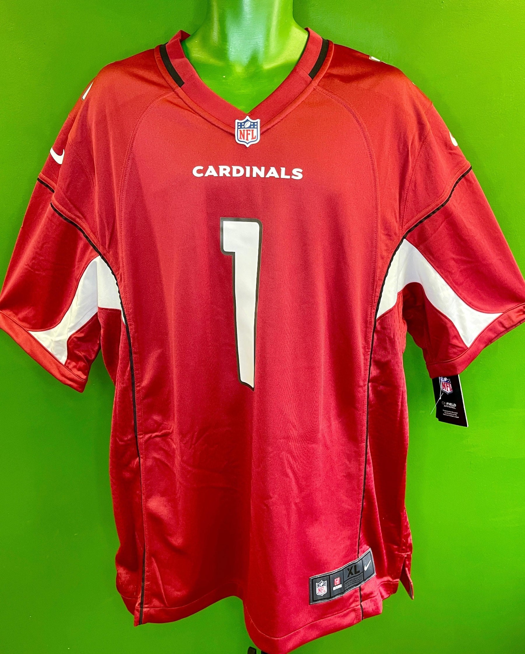 NFL Arizona Cardinals Kyler Murray #1 Game Jersey Men's X-Large NWT