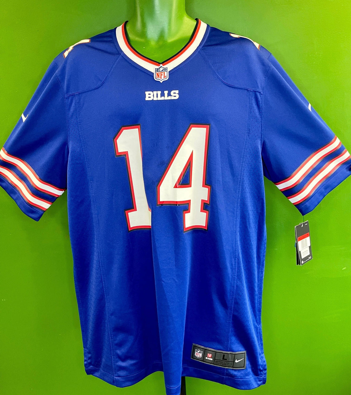 NFL Buffalo Bills Stefon Diggs #14 Game Jersey Men's Large NWT