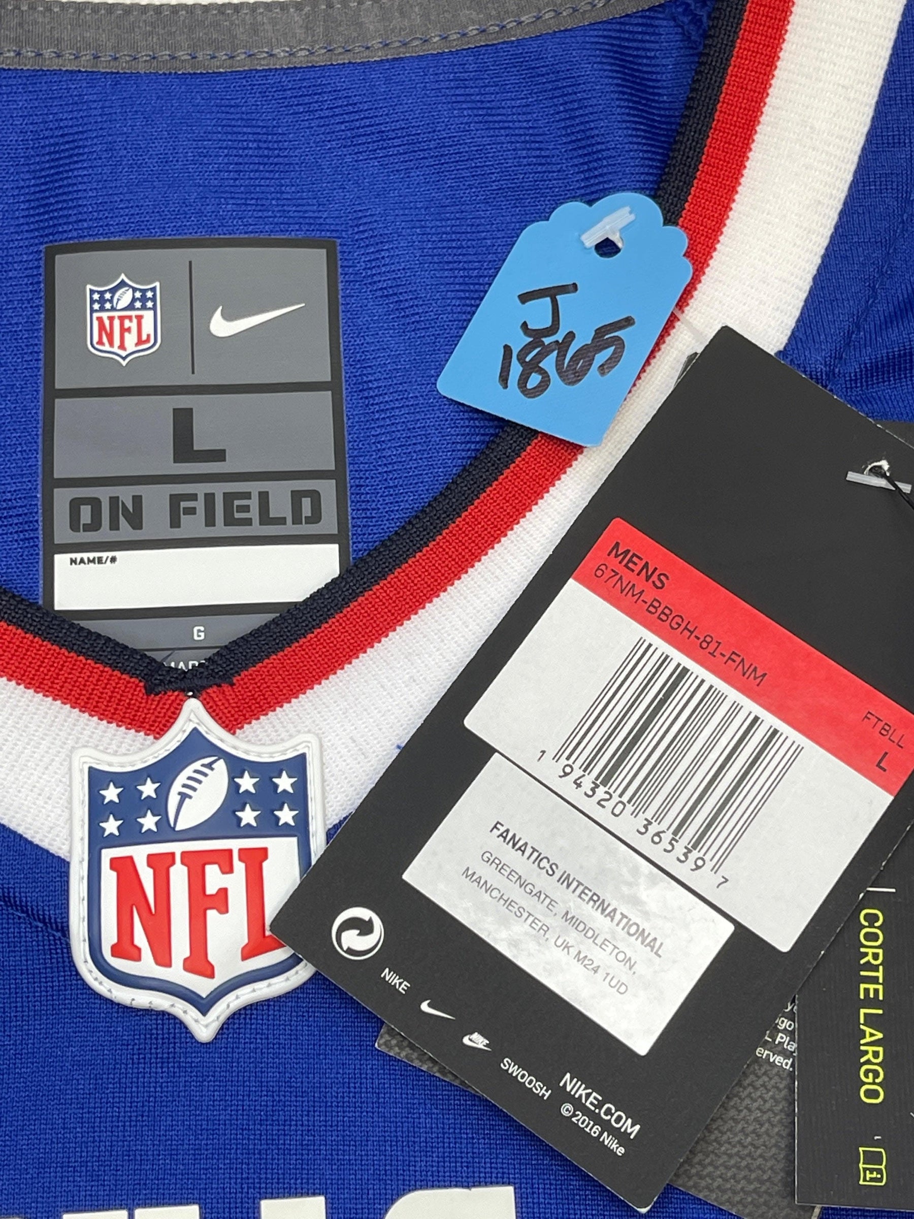 NFL Buffalo Bills Stefon Diggs #14 Game Jersey Men's Large NWT