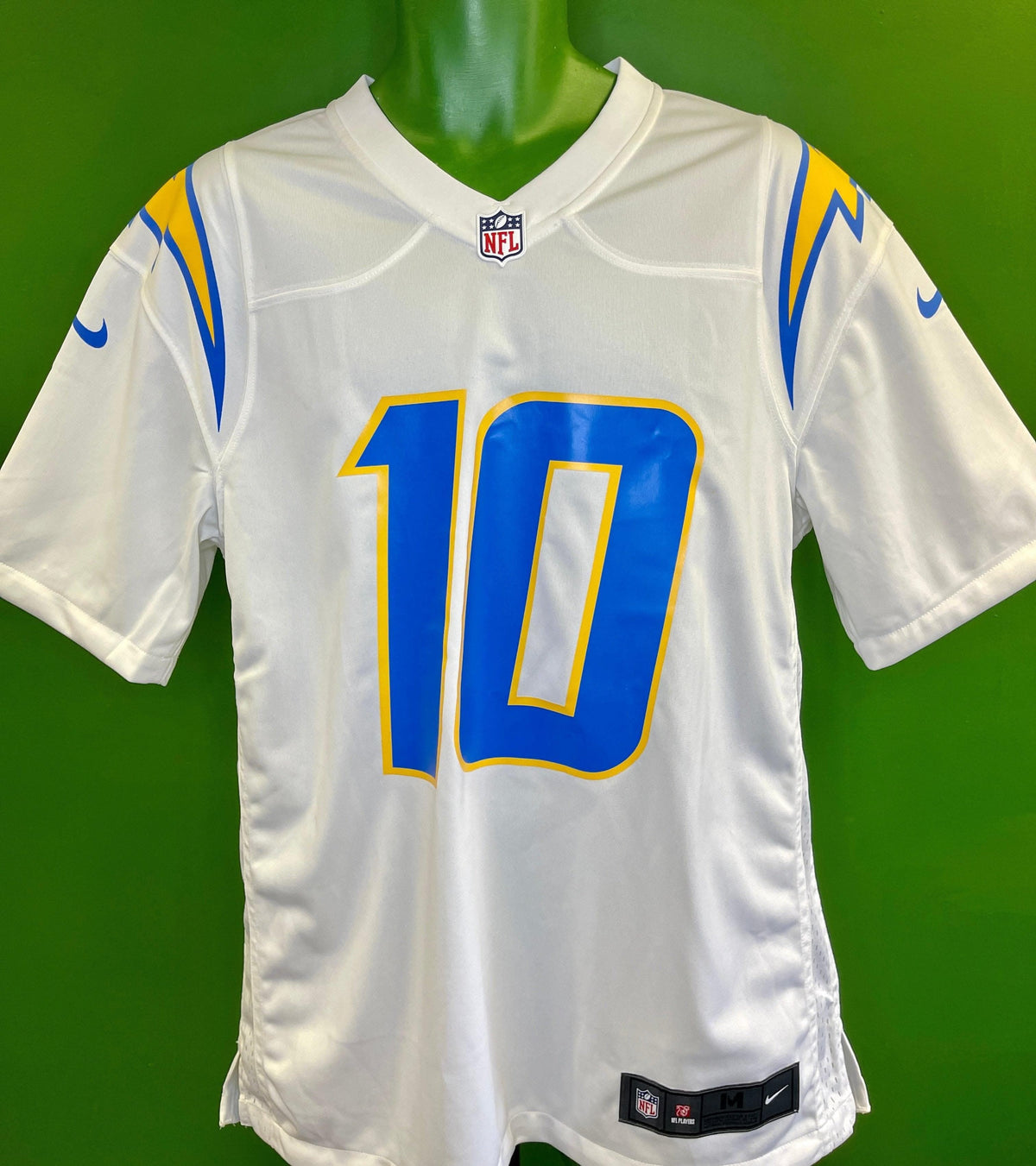 NFL Los Angeles Chargers Justin Herbert #10 Game Jersey Men's Medium NWT