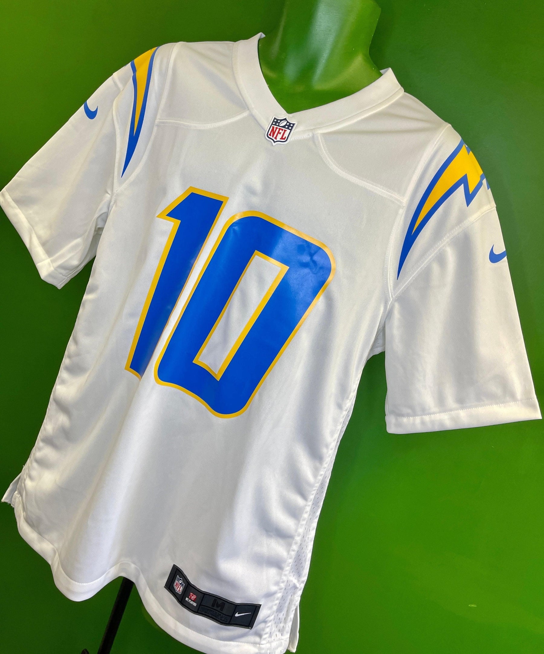 NFL Los Angeles Chargers Justin Herbert #10 Game Jersey Men's Medium NWT