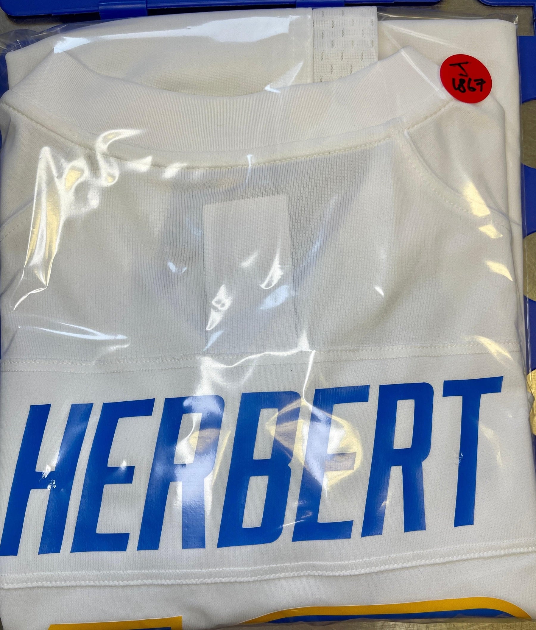 NFL Los Angeles Chargers Justin Herbert #10 Game Jersey Men's Medium NWT
