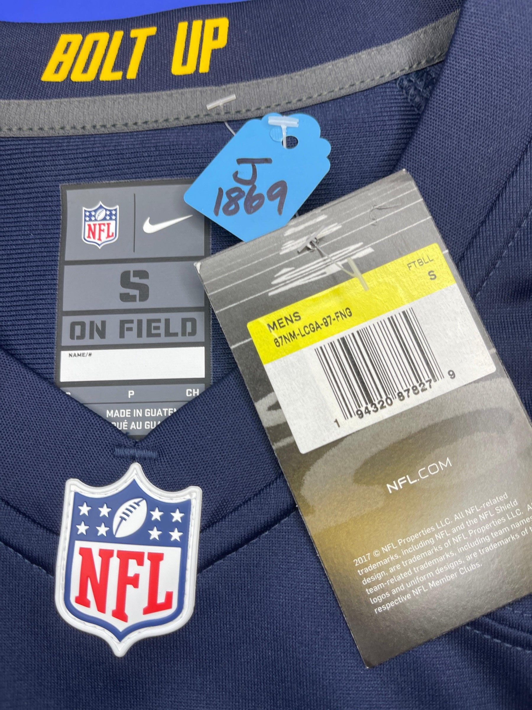 NFL Los Angeles Chargers Keenan Allen #13 Game Jersey Men's Small NWT