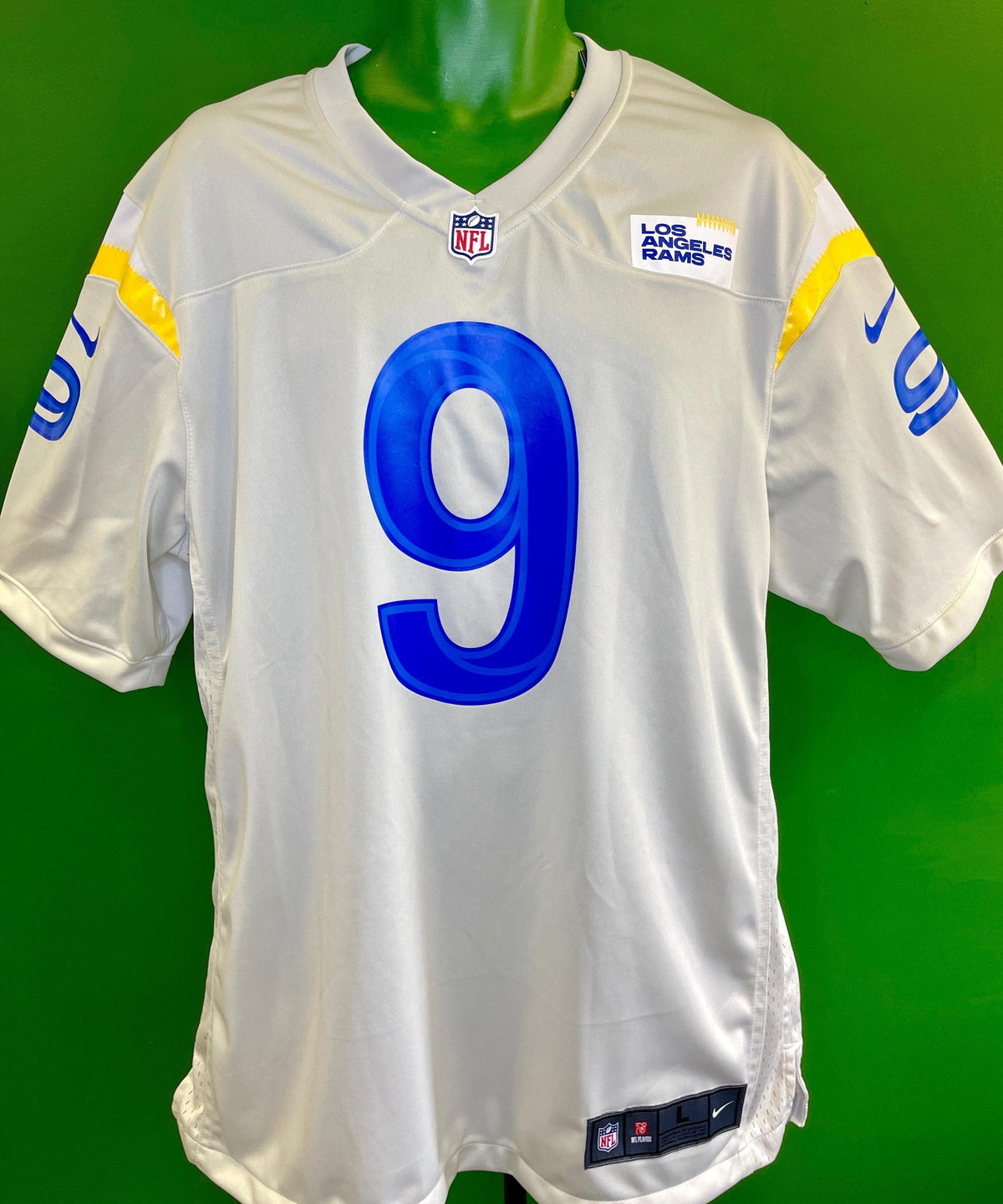NFL Los Angeles Rams Matthew Stafford #9 Game Jersey Men's Large NWT