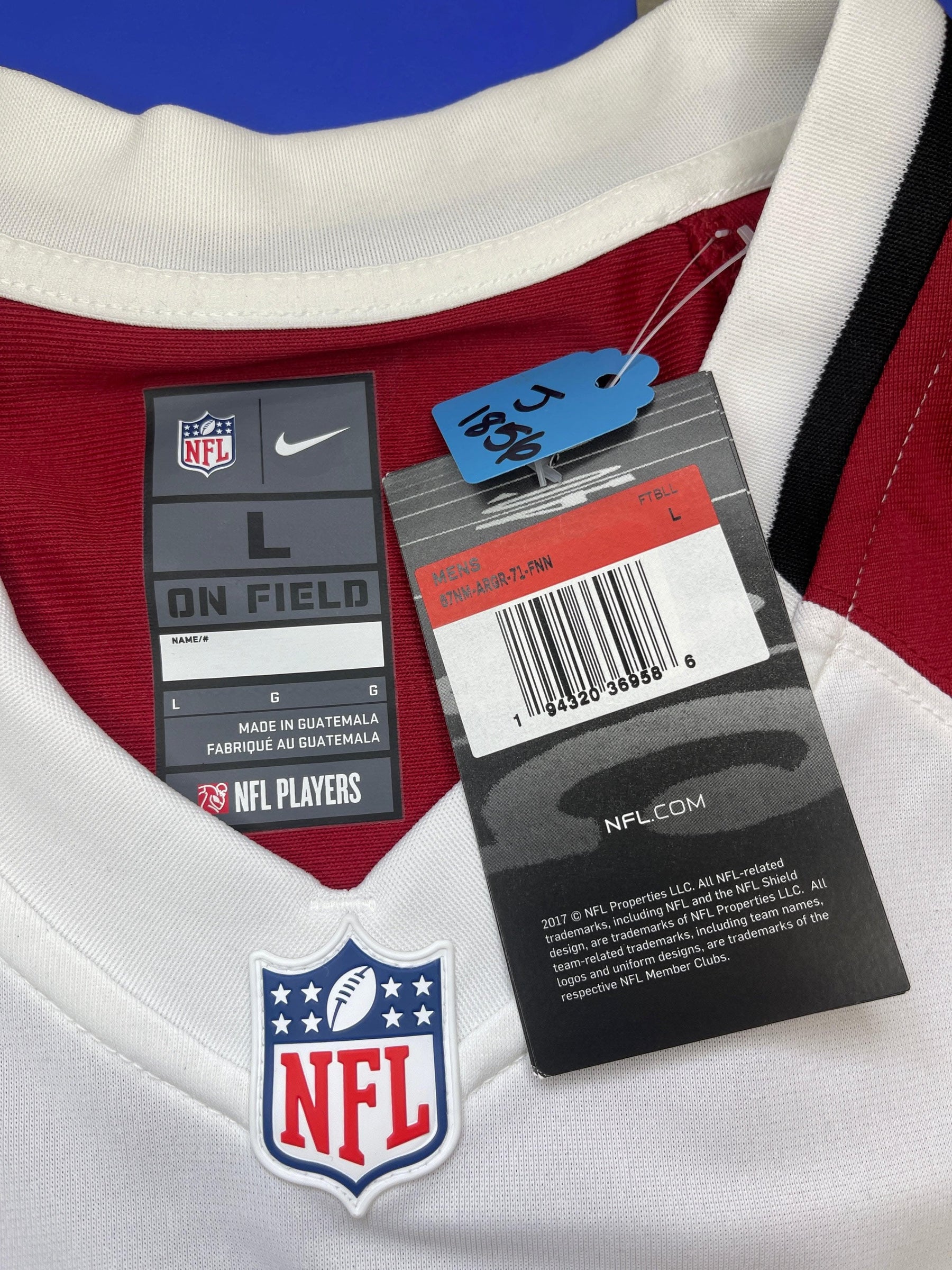 NFL Arizona Cardinals Chandler Jones #55 Game Jersey Men's Large NWT