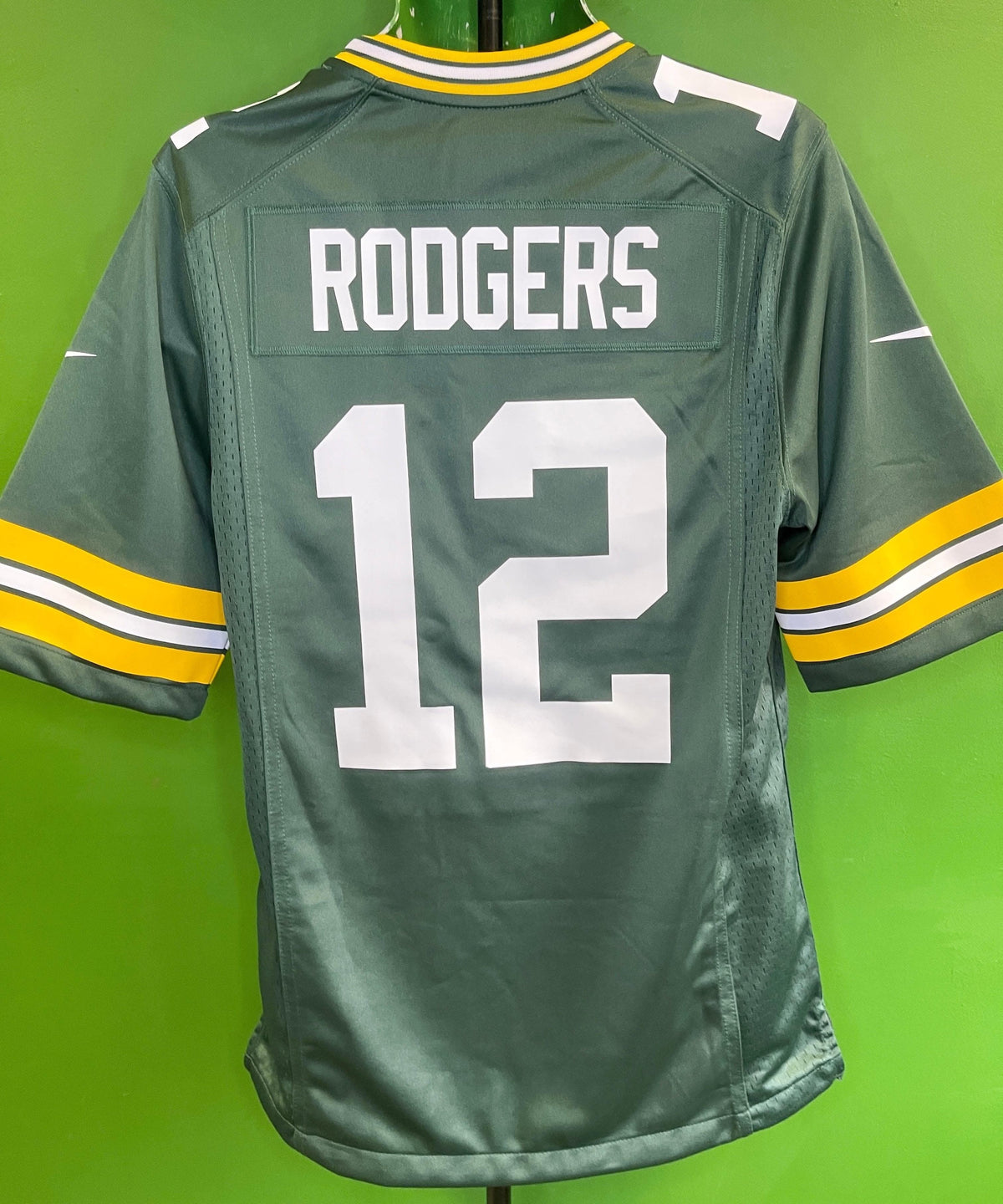 NFL Green Bay Packers Aaron Rodgers #12 Game Jersey Men's Small NWT