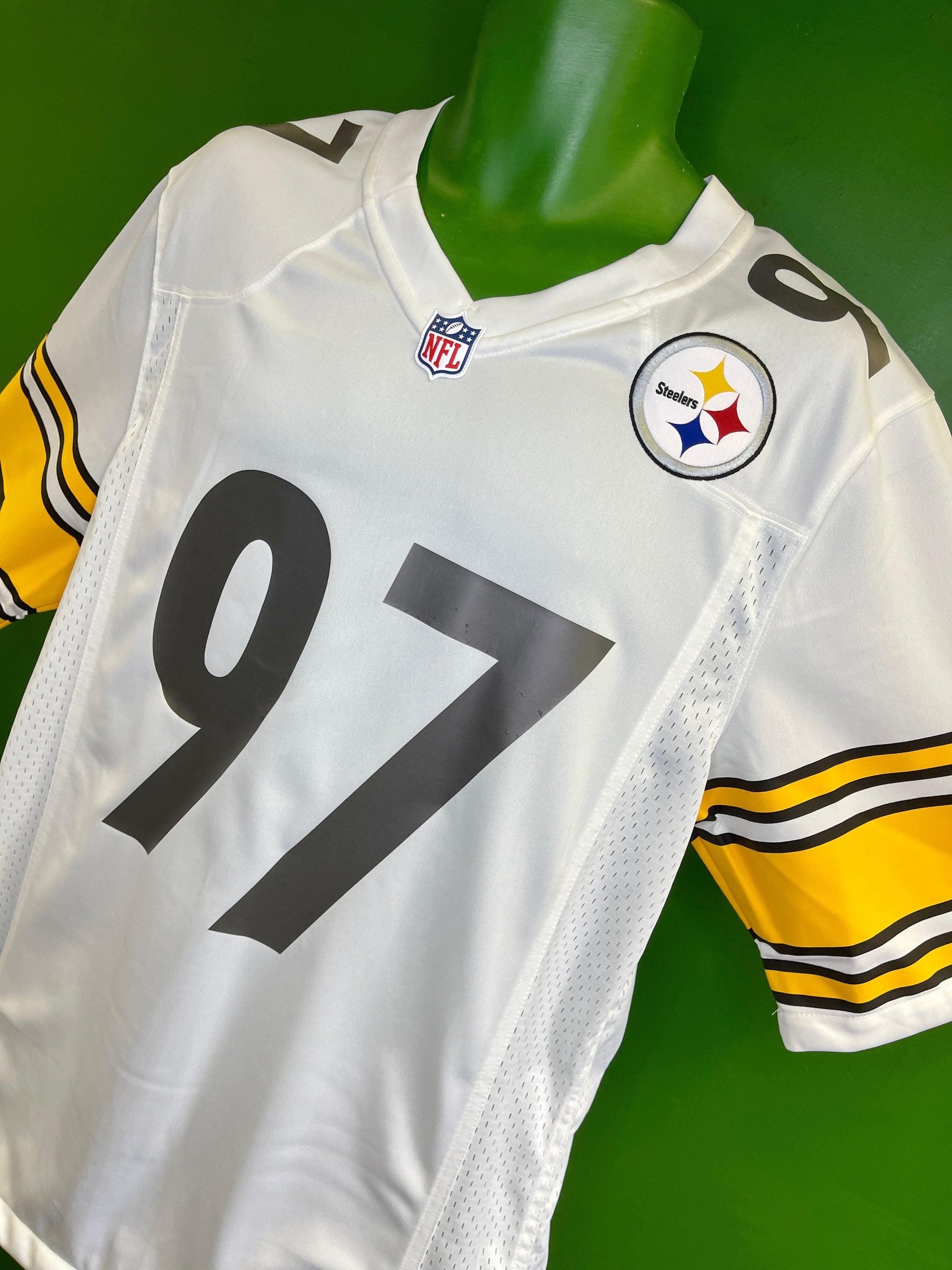NFL Pittsburgh Steelers Cameron Heyward #97 Game Jersey Men's Medium NWT